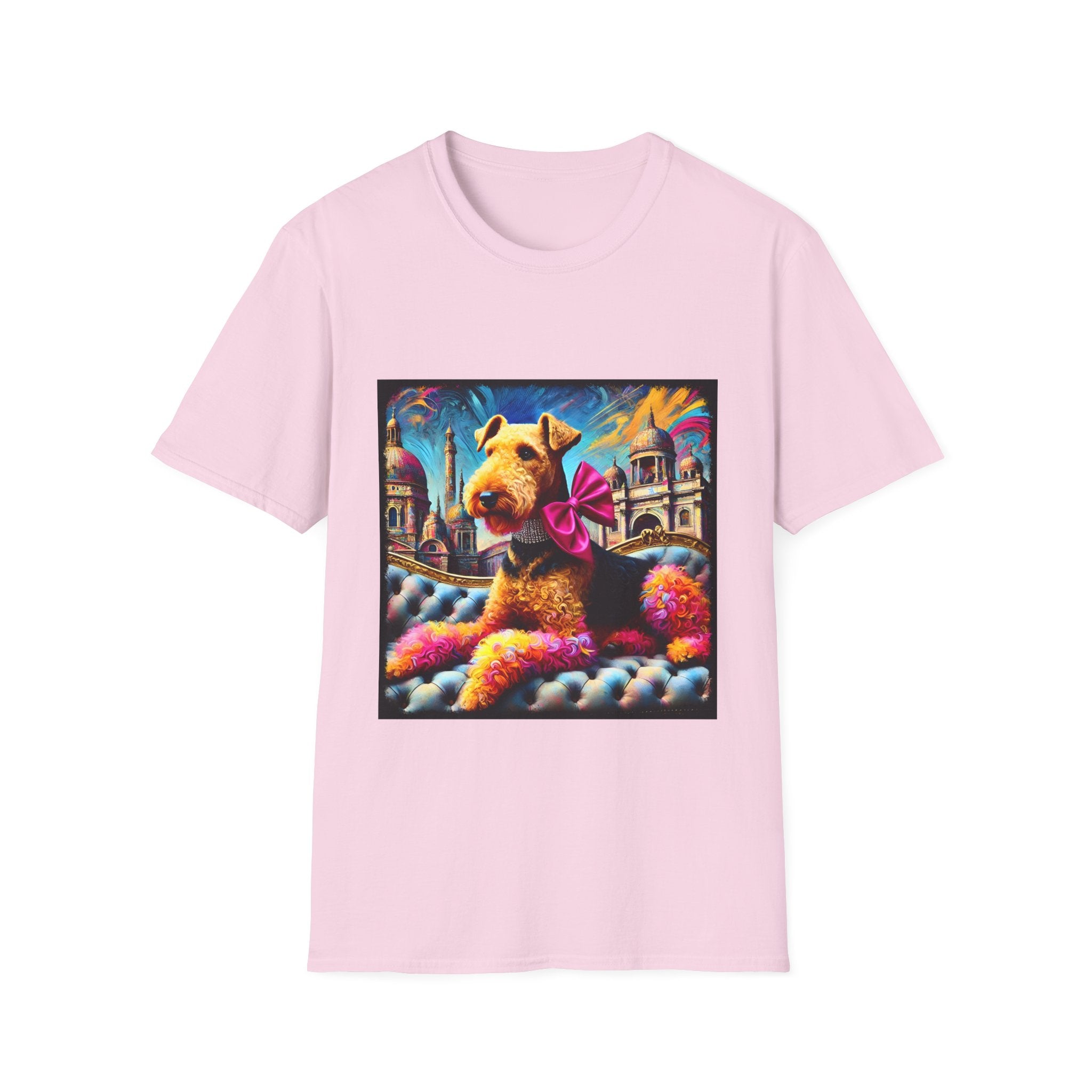 Airedale Terrier Shirt | Pink Charm Classic Dog Lover Tee