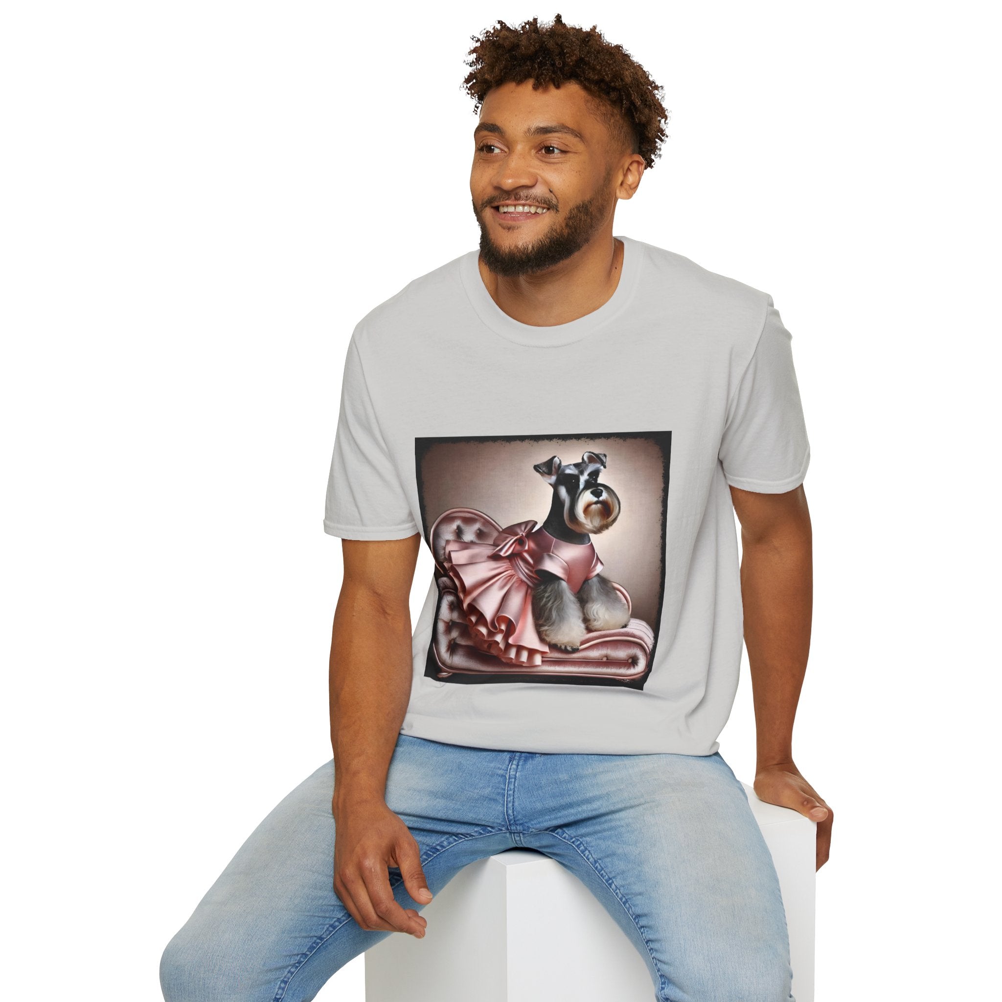 Schnauzer Blush Baby | Unisex Dog T-Shirt