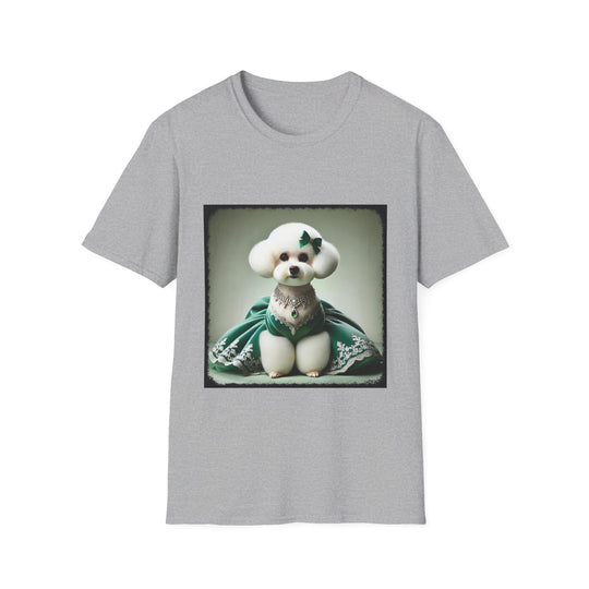 Bichon Frise Classy Cutie design dog lover unisex t-shirt in sport grey