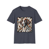 German Shorthaired Pointer Warm Geometric | Unisex Dog T-Shirt