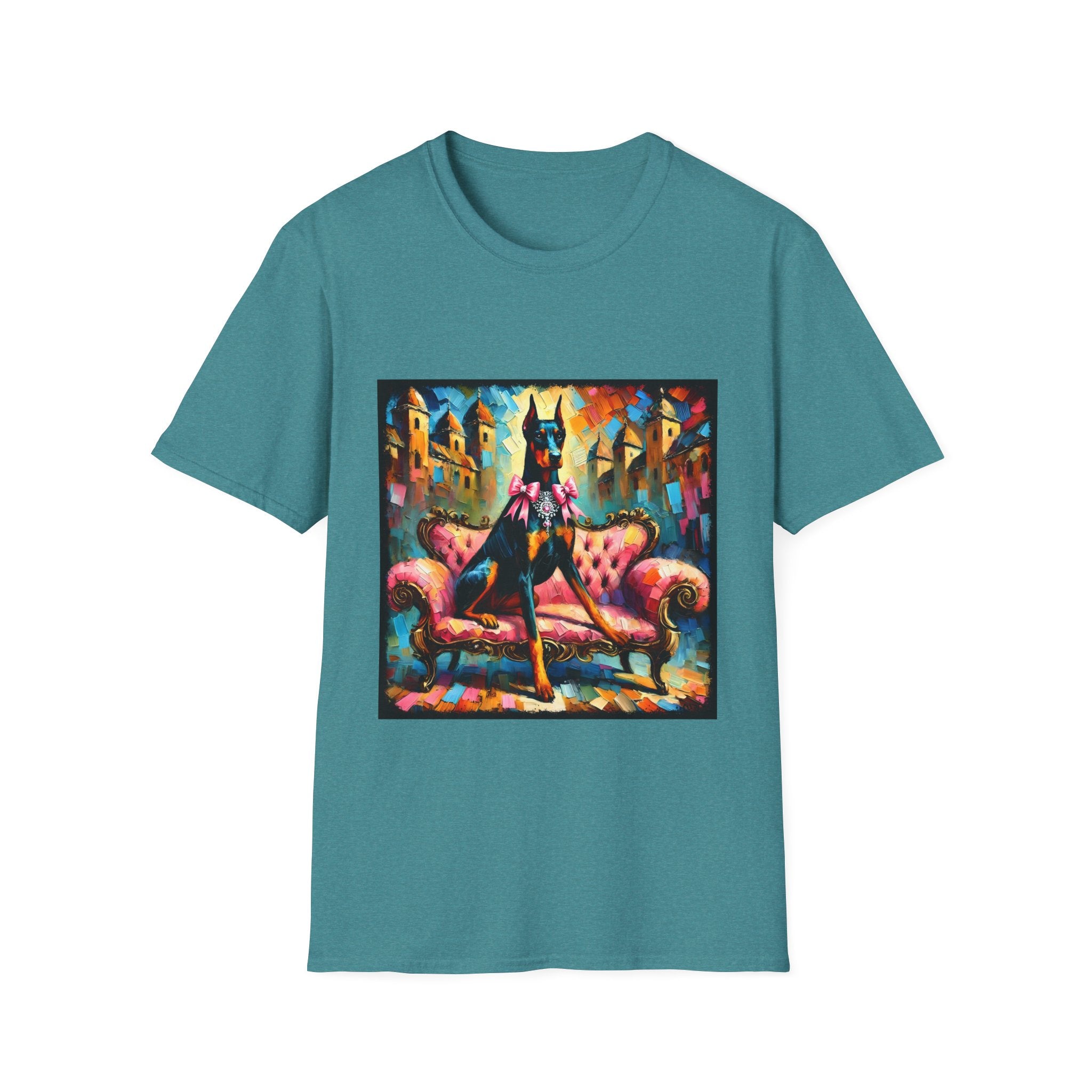 Doberman Pinscher Diamond Princess Classic | Unisex Dog T-Shirt