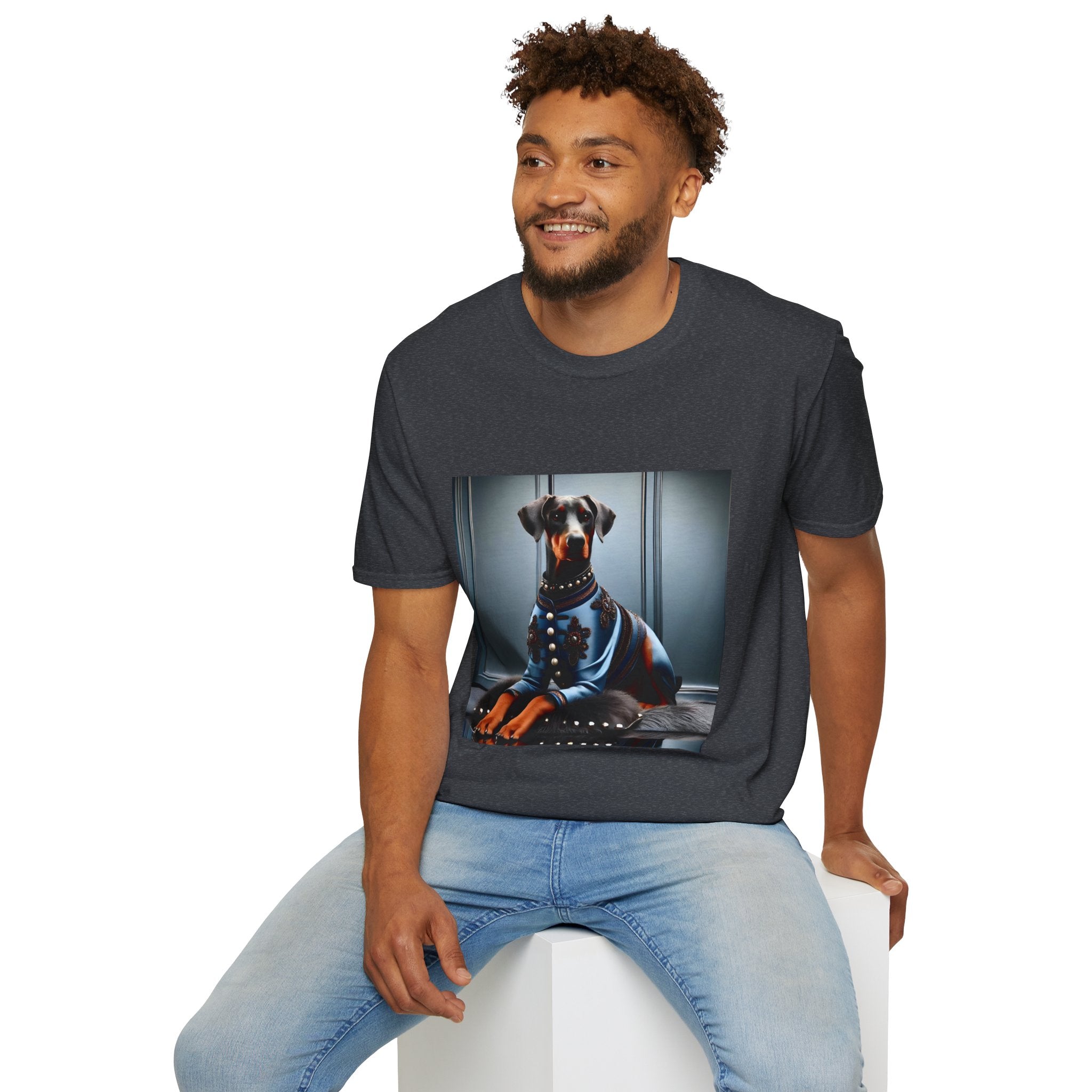 Doberman Pinscher Blue Belle | Unisex Dog T-Shirt