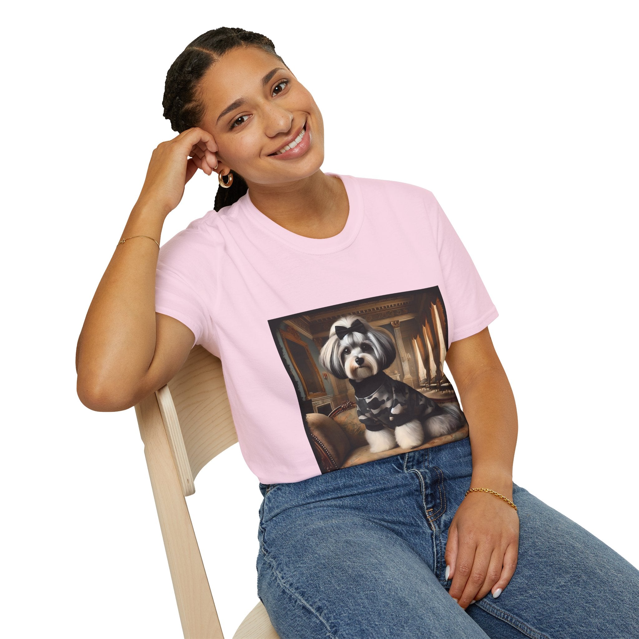Havanese Posh Camo Cutie |  Unisex Dog T-Shirt