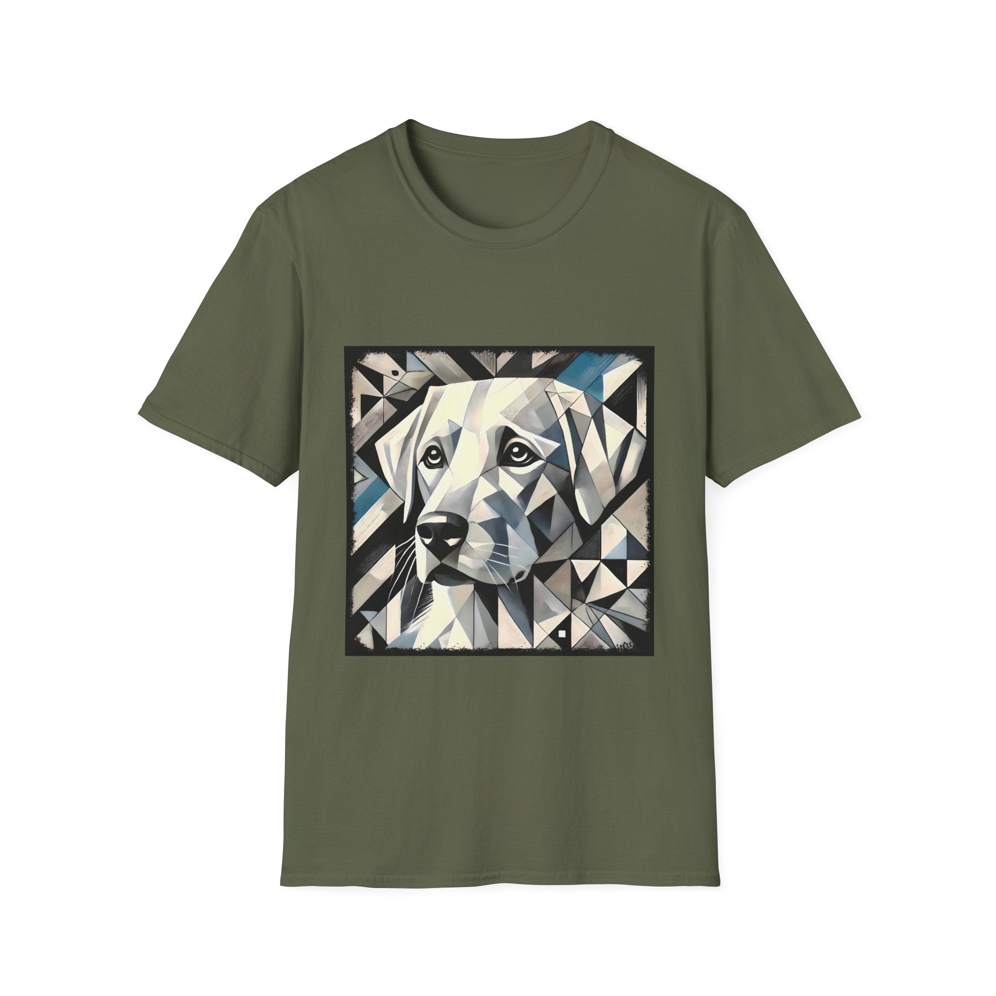 Labrador Retriever White Geometric | Unisex Dog T-Shirt