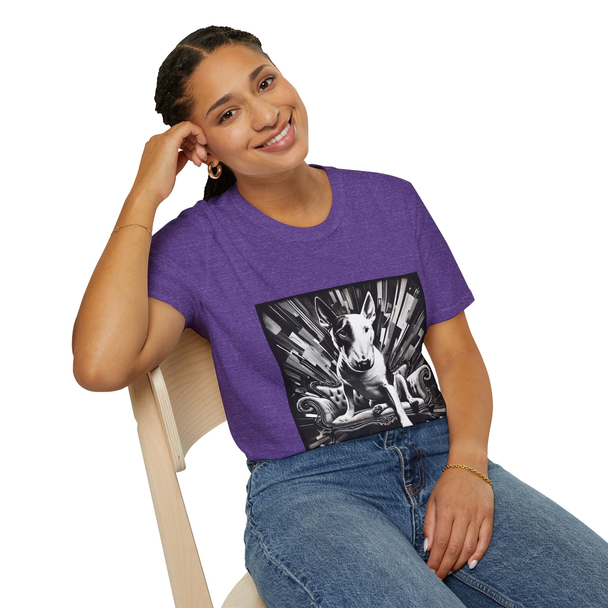 Bull Terrier B&W Bold | Unisex Dog T-Shirt