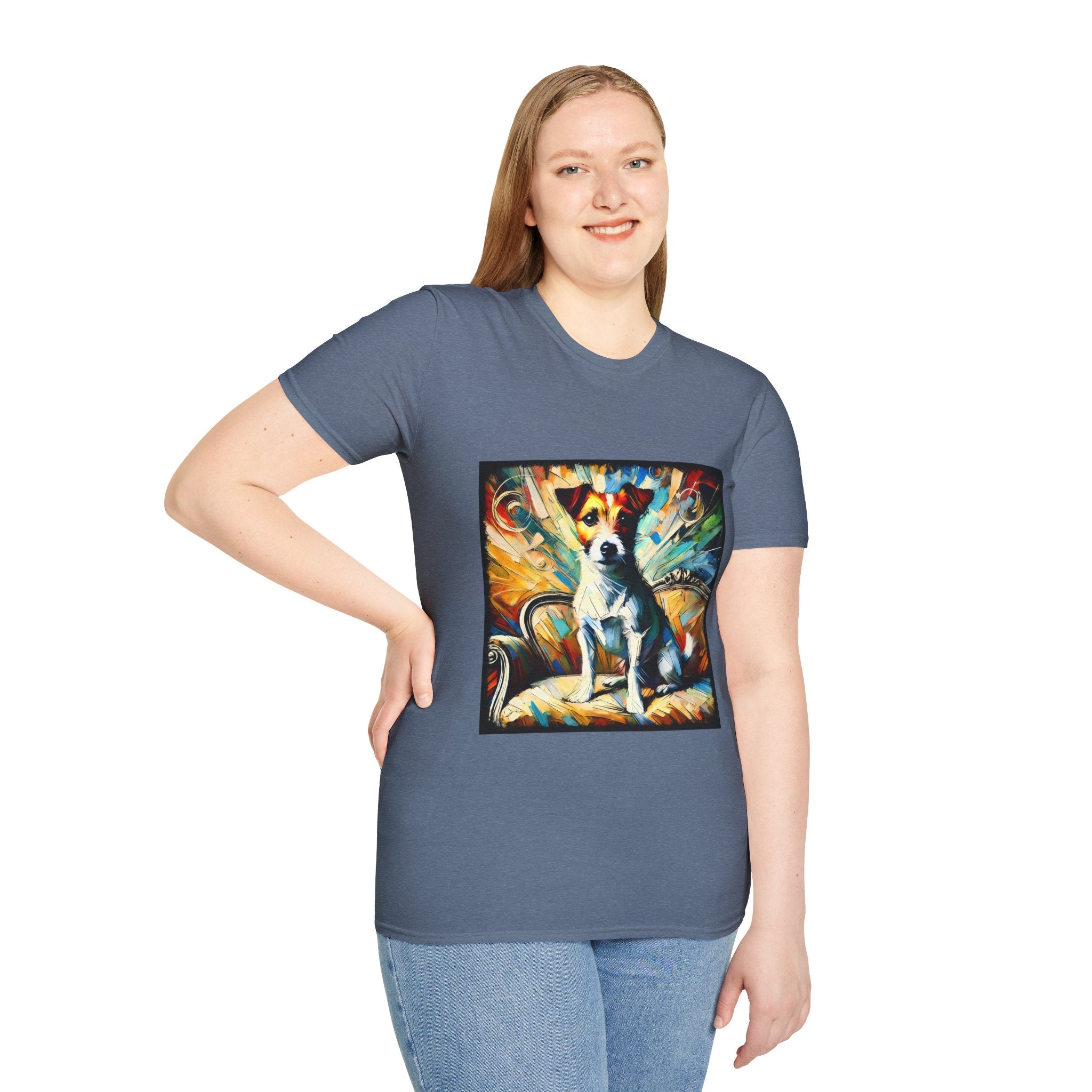 Jack Russell Terrier Multicolored Classic | Unisex Dog T-Shirt