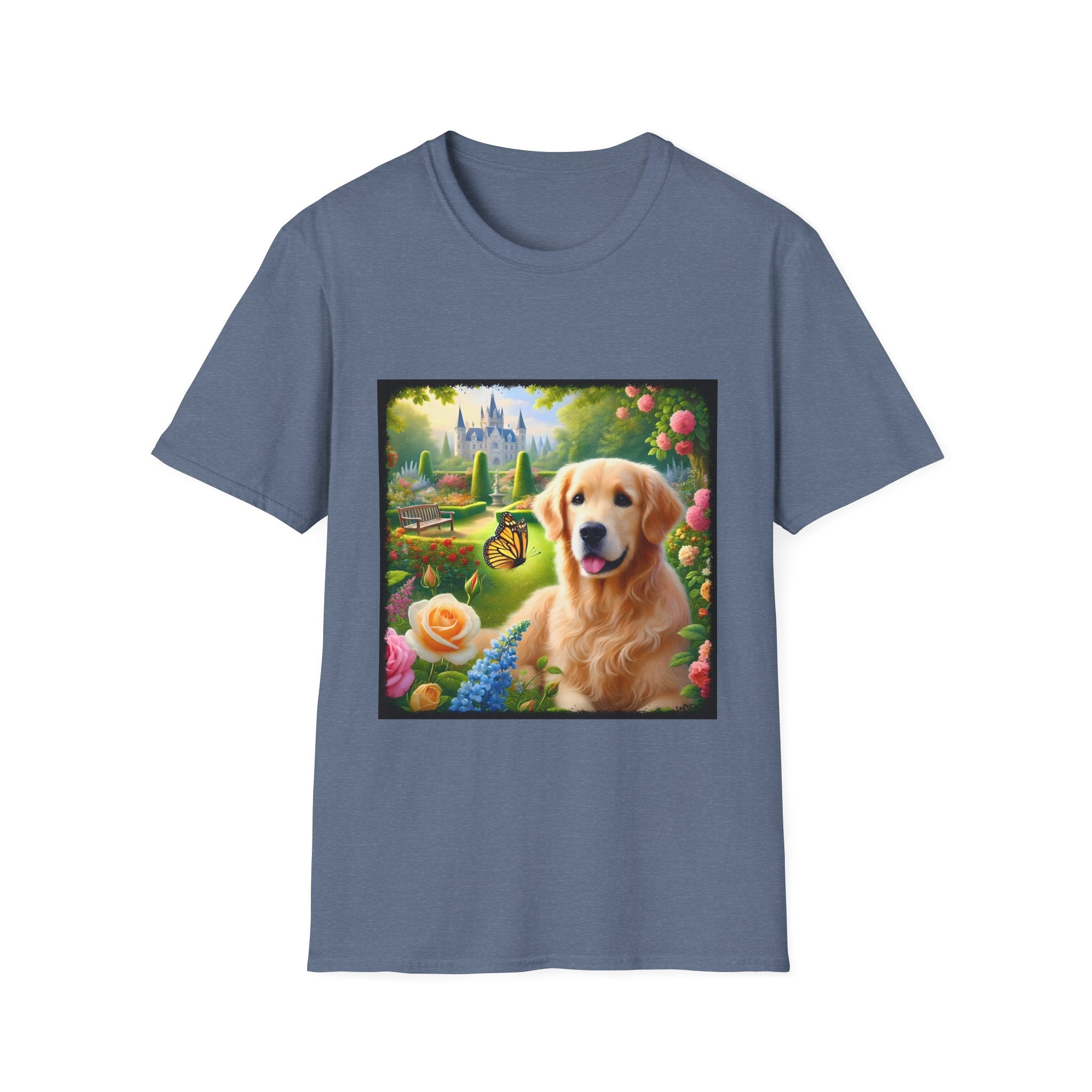 Golden Retriever Shirt | Garden Delight Dog Lover Tee