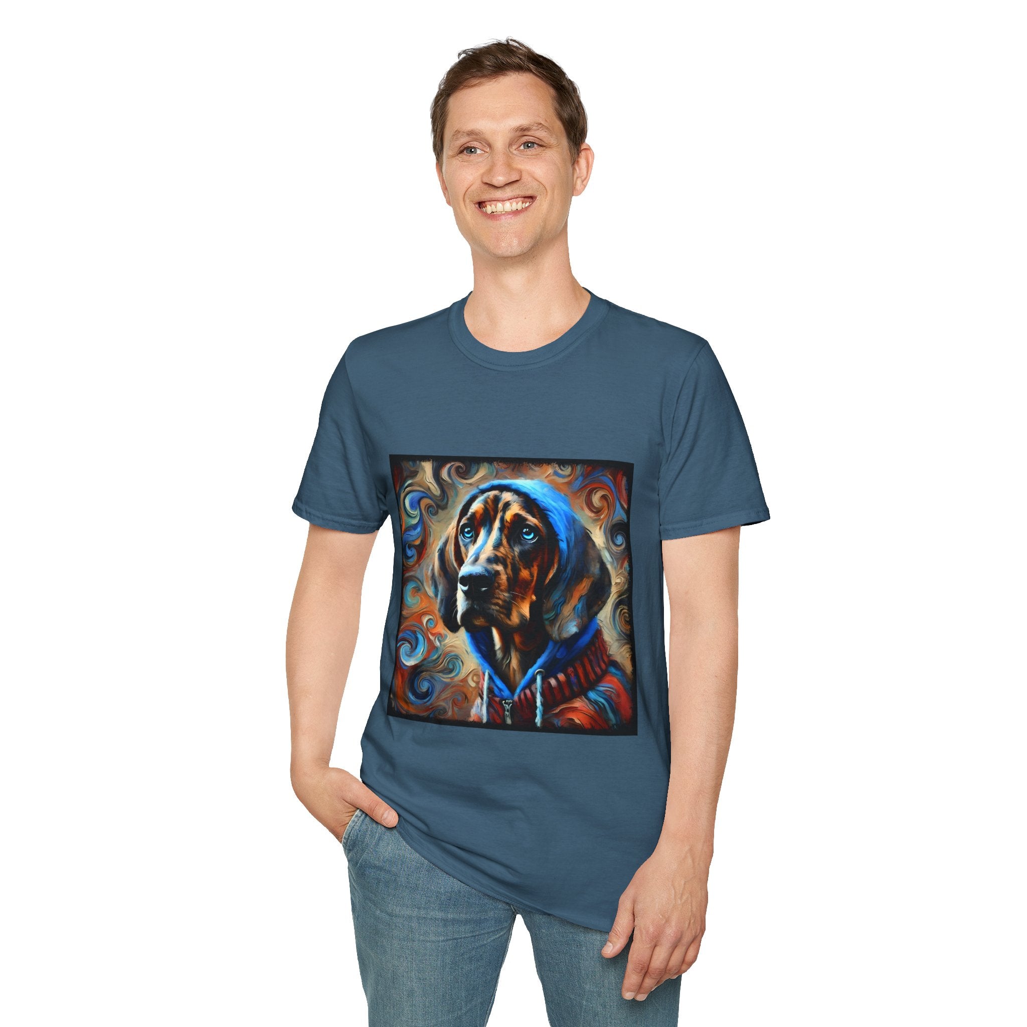 Coonhound Hoodie Swirl | Unisex Dog T-Shirt