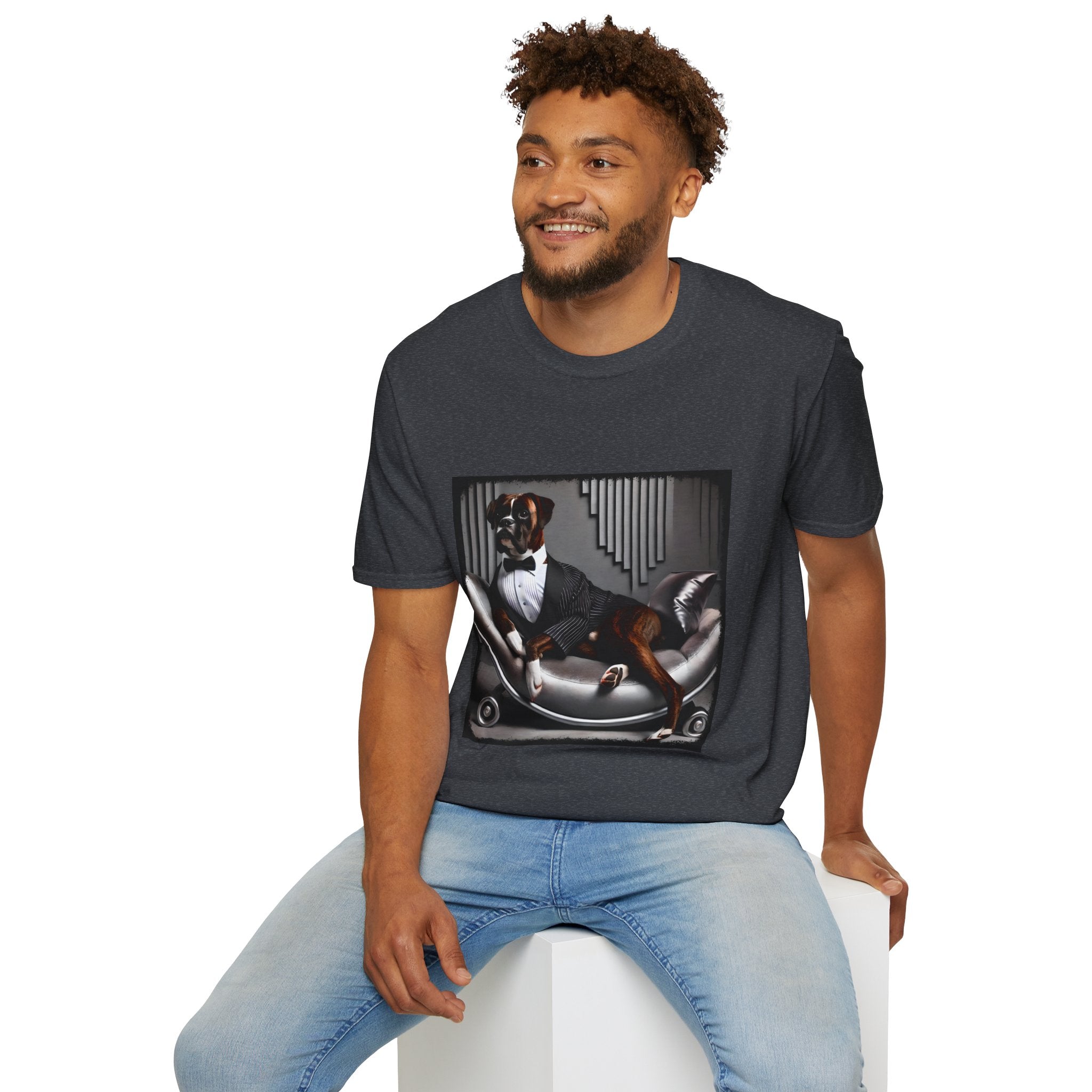 Boxer Classic Charm | Unisex Dog T-Shirt