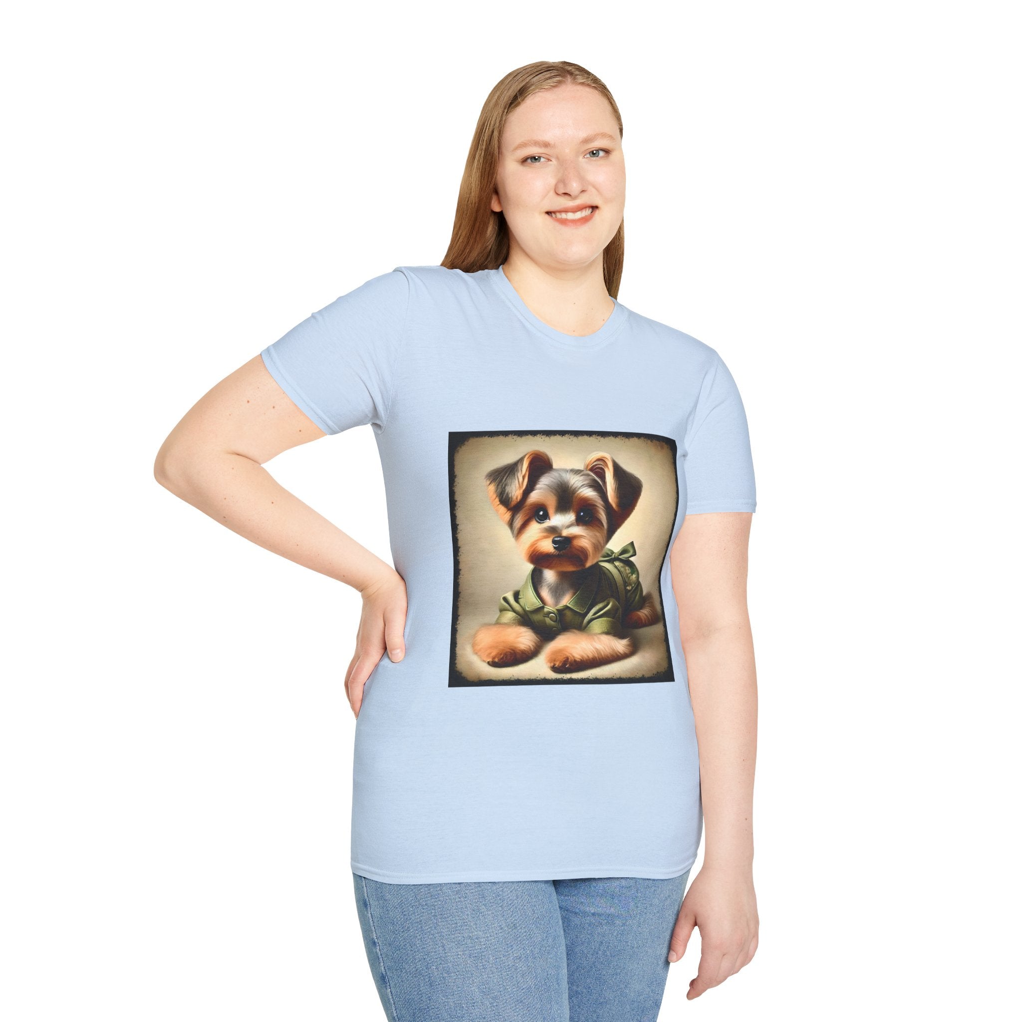 Yorkshire Terrier Camo Doll | Unisex Dog T-Shirt
