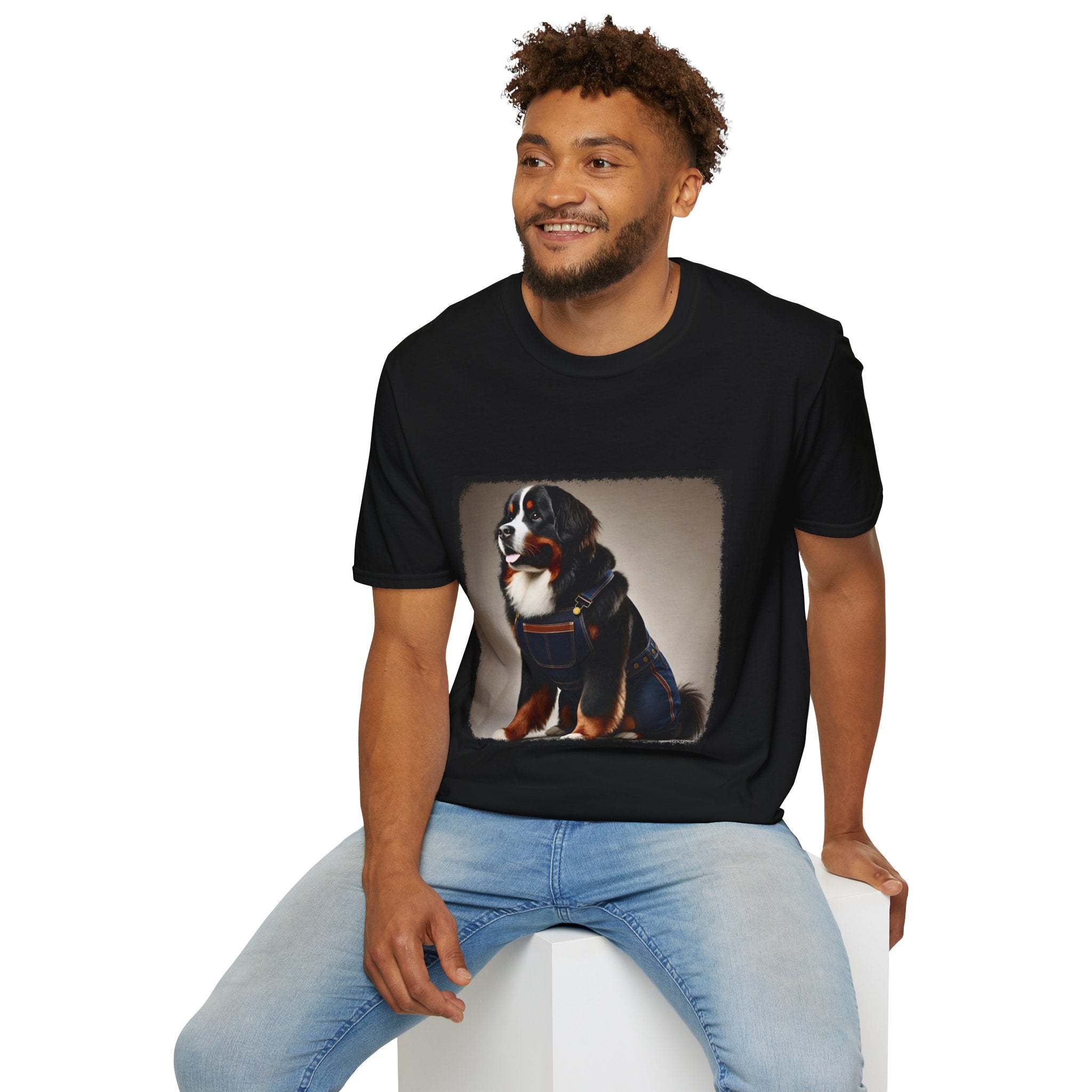 Bernese Mountain Dog Shirt | Denim Darling Dog Lover Tee