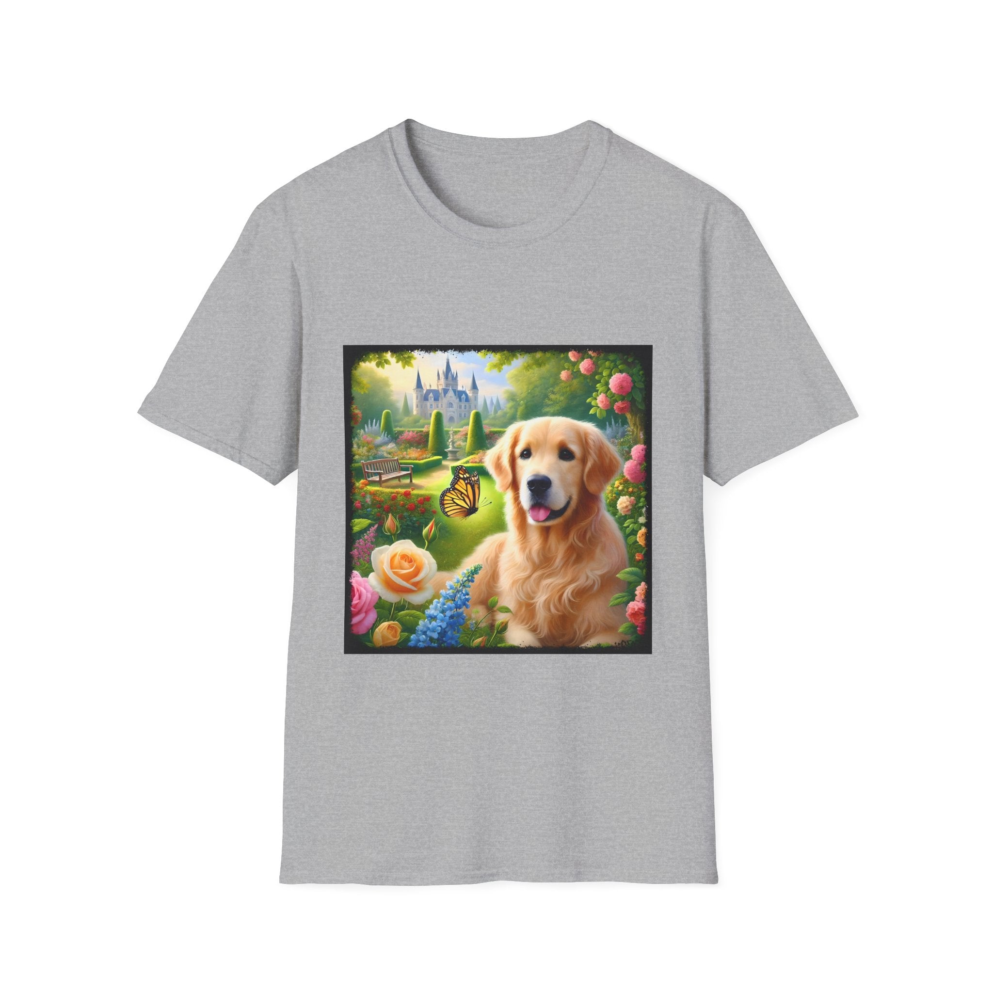 Golden Retriever Shirt | Garden Delight Dog Lover Tee