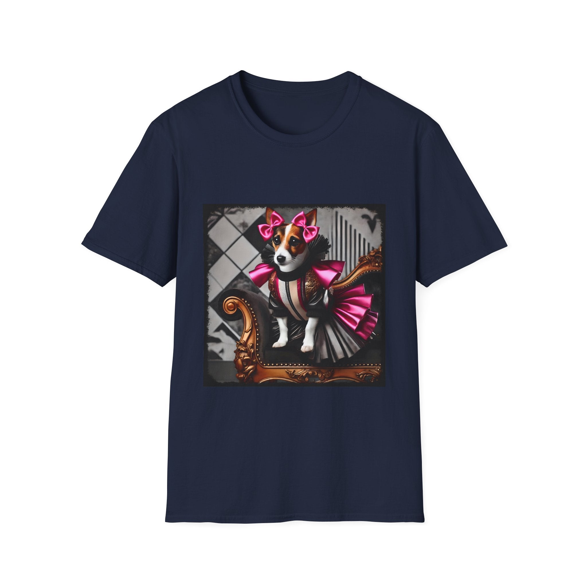 Jack Russell Terrier Pink Rocker | Unisex Dog T-Shirt