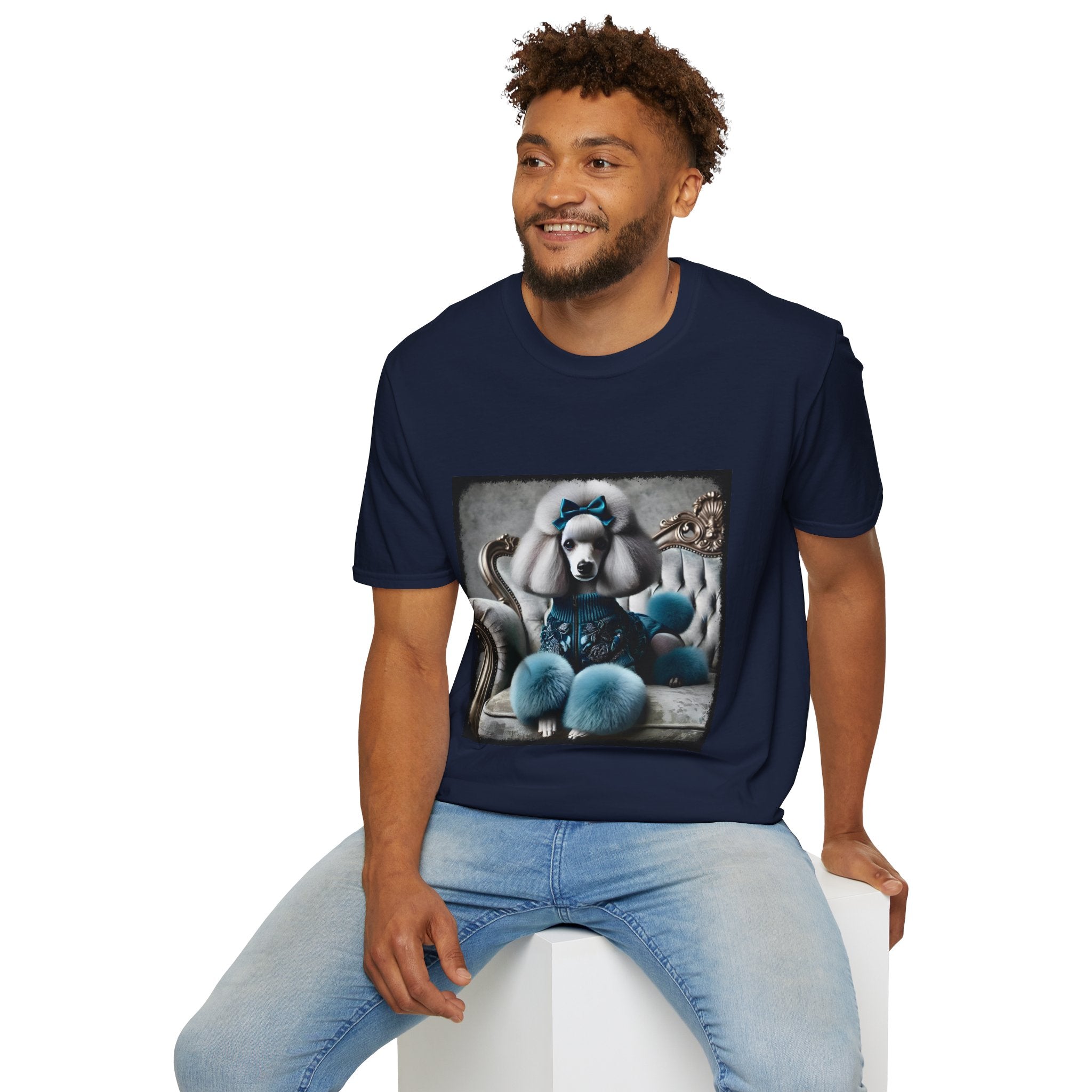 Poodle Bow Boss | Unisex Dog T-Shirt