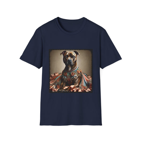 American Pit Bull Terrier Beautiful Brindle design dog lover unisex t-shirt in navy