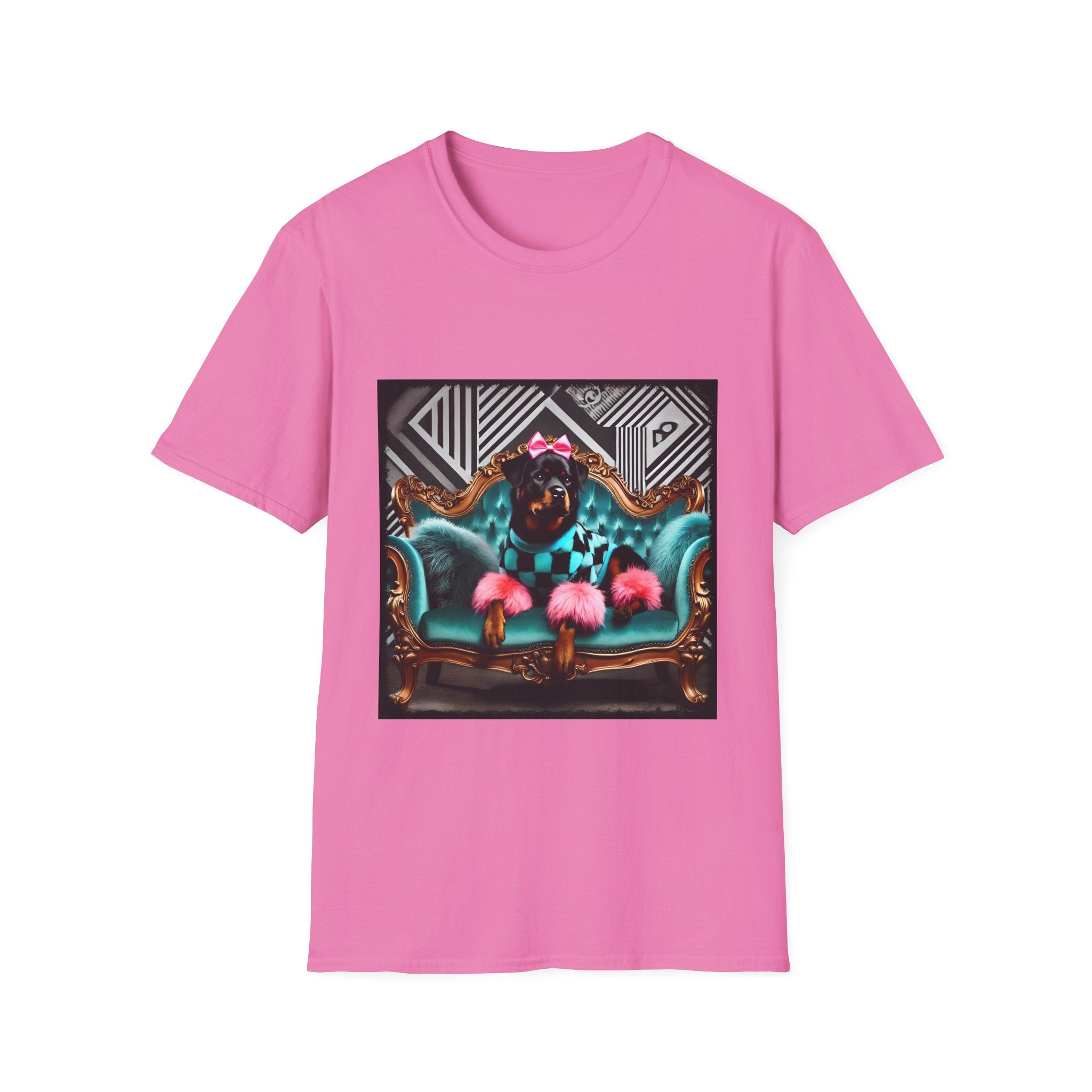 Rottweiler Fierce Fashionista | Unisex Dog T-Shirt