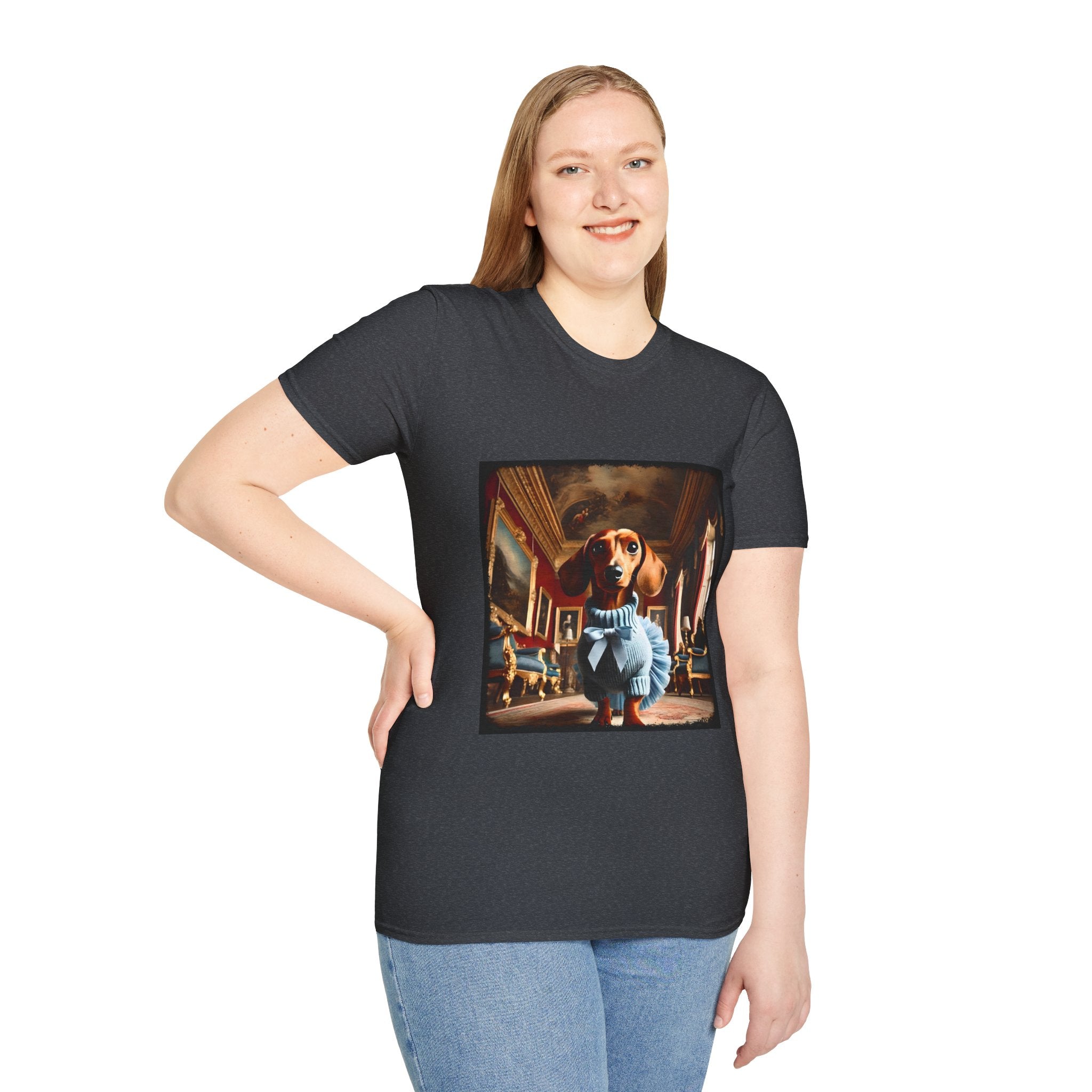 Dachshund Hidden Heiress | Unisex Dog T-Shirt