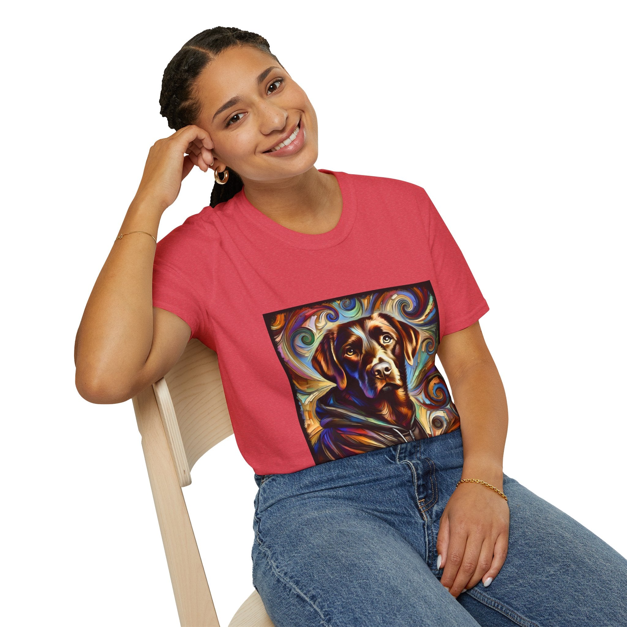 Labrador Retriever Relaxed Swirl | Unisex Dog T-Shirt