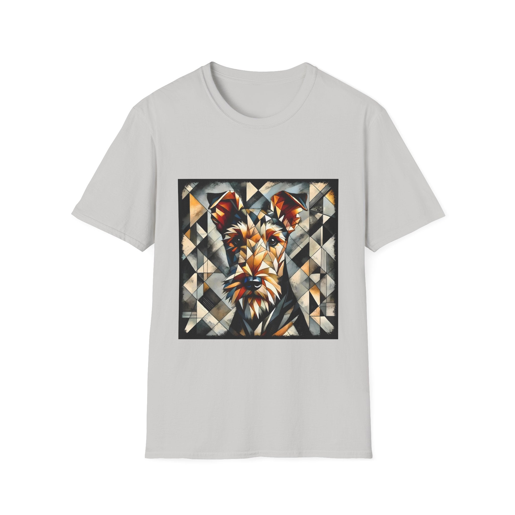 Airedale Terrier Shirt | Bold Geometric Dog Lover Tee