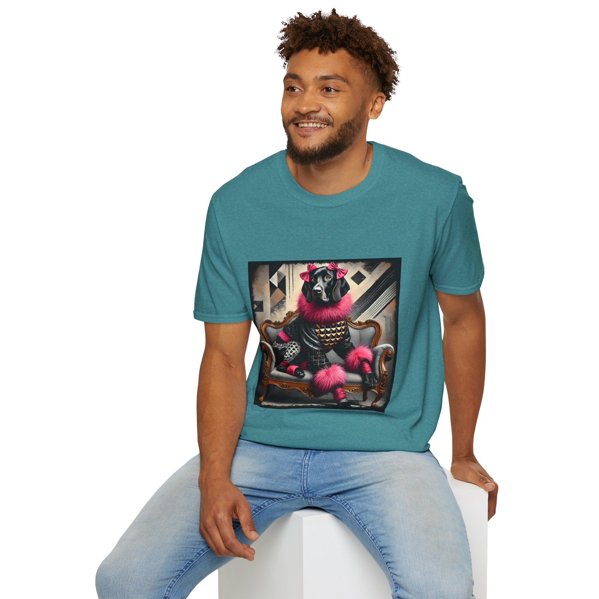 German Shorthaired Pointer Chic Rocker | Unisex Dog T-Shirt