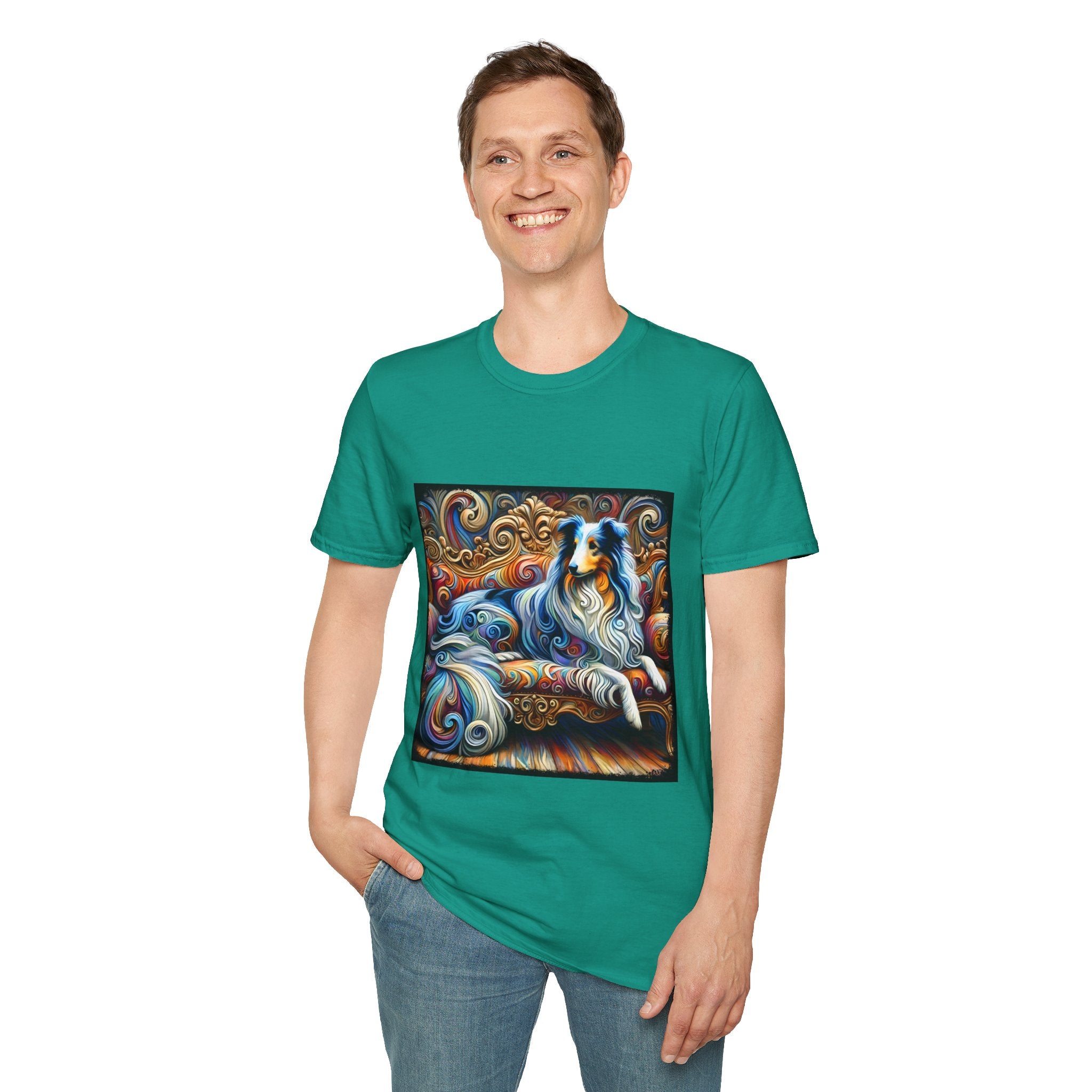 Collie Stunning Swirl | Unisex Dog T-Shirt