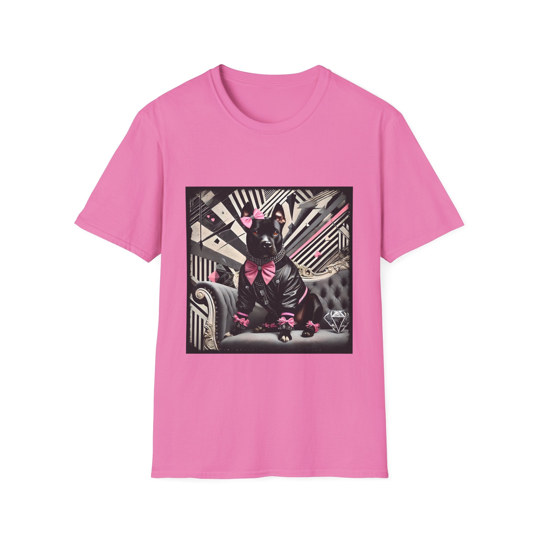 American Pit Bull Terrier Chic Rocker | Unisex Dog T-Shirt