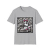 Shetland Sheepdog B&W Pink Bows | Unisex Dog T-Shirt