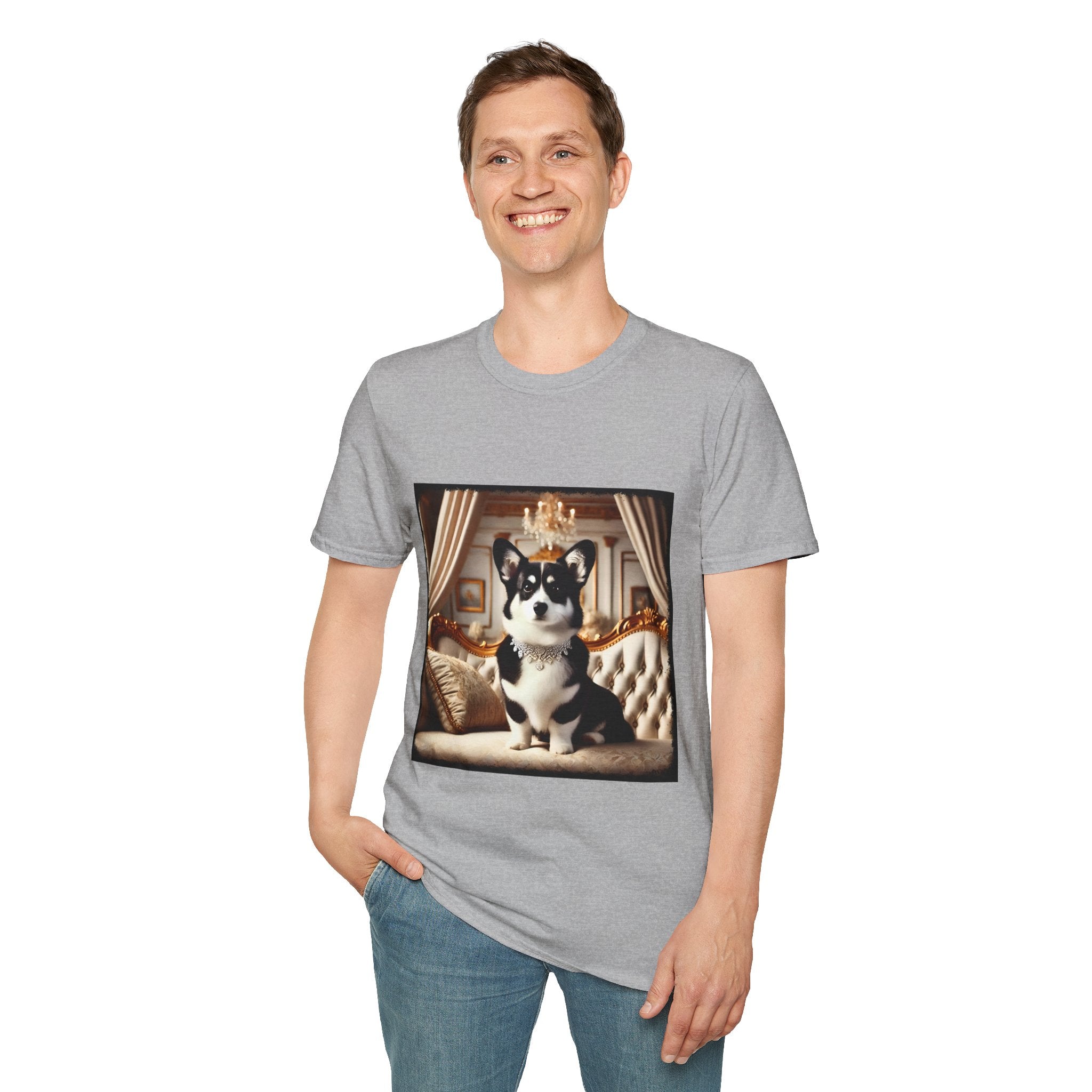 Pembroke Welsh Corgi Platinum Paw | Unisex Dog T-Shirt