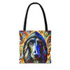 Afghan Hound Tote Bag | Hoodie Swirl Dog Lover Gift