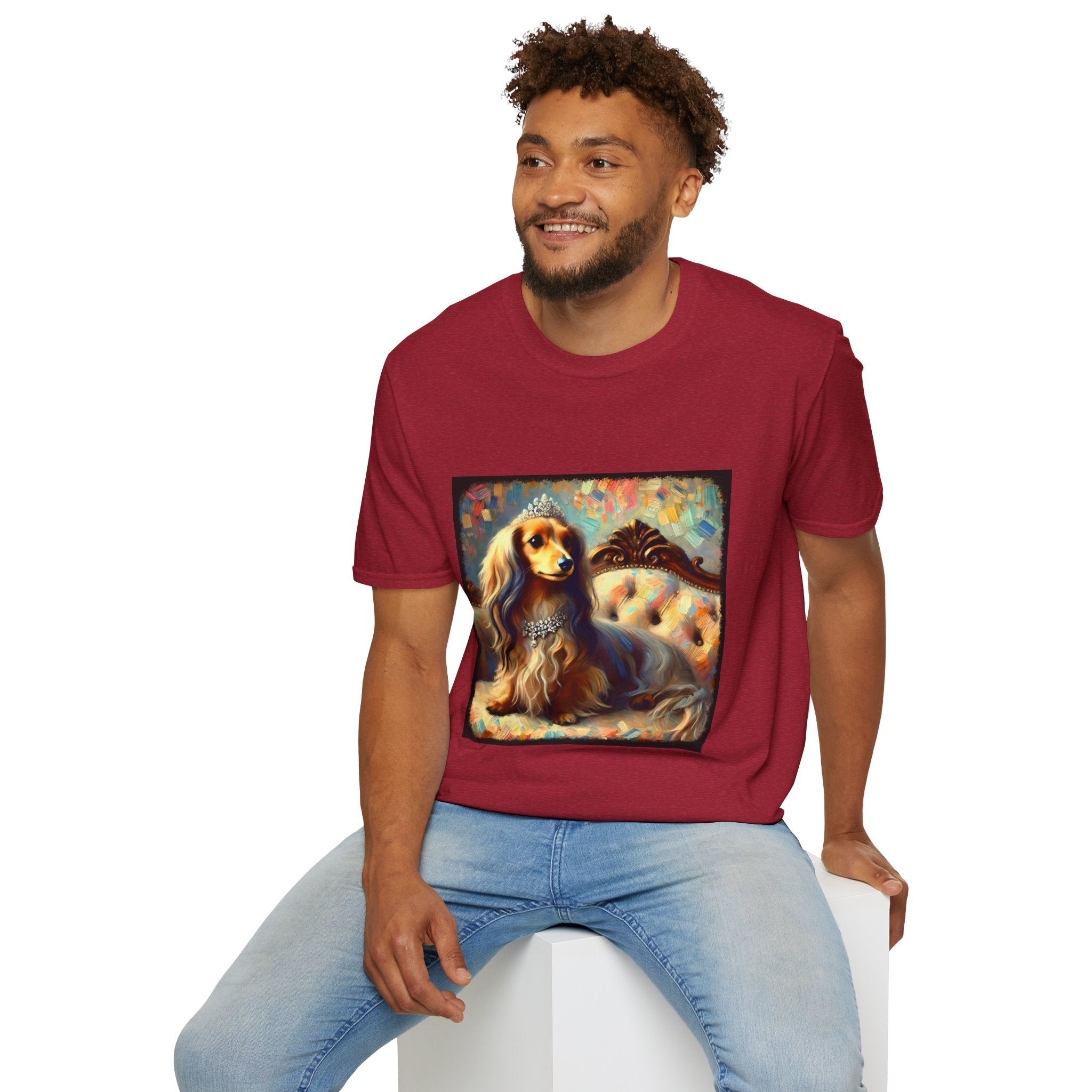 Dachshund Diamond Pastel Classic | Unisex Dog T-Shirt