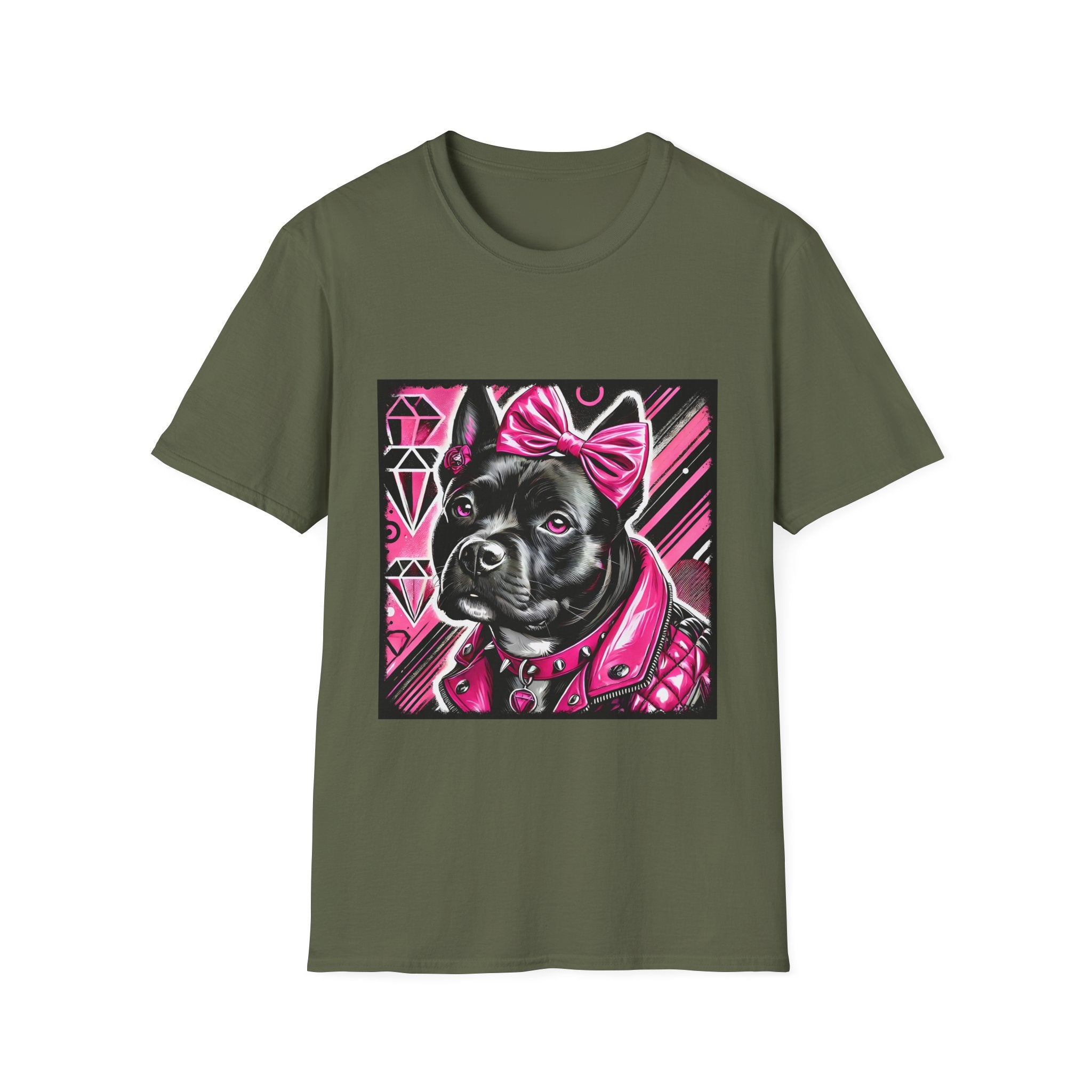 American Pit Bull Terrier Shirt | Pink Princess Bold Dog Lover Tee