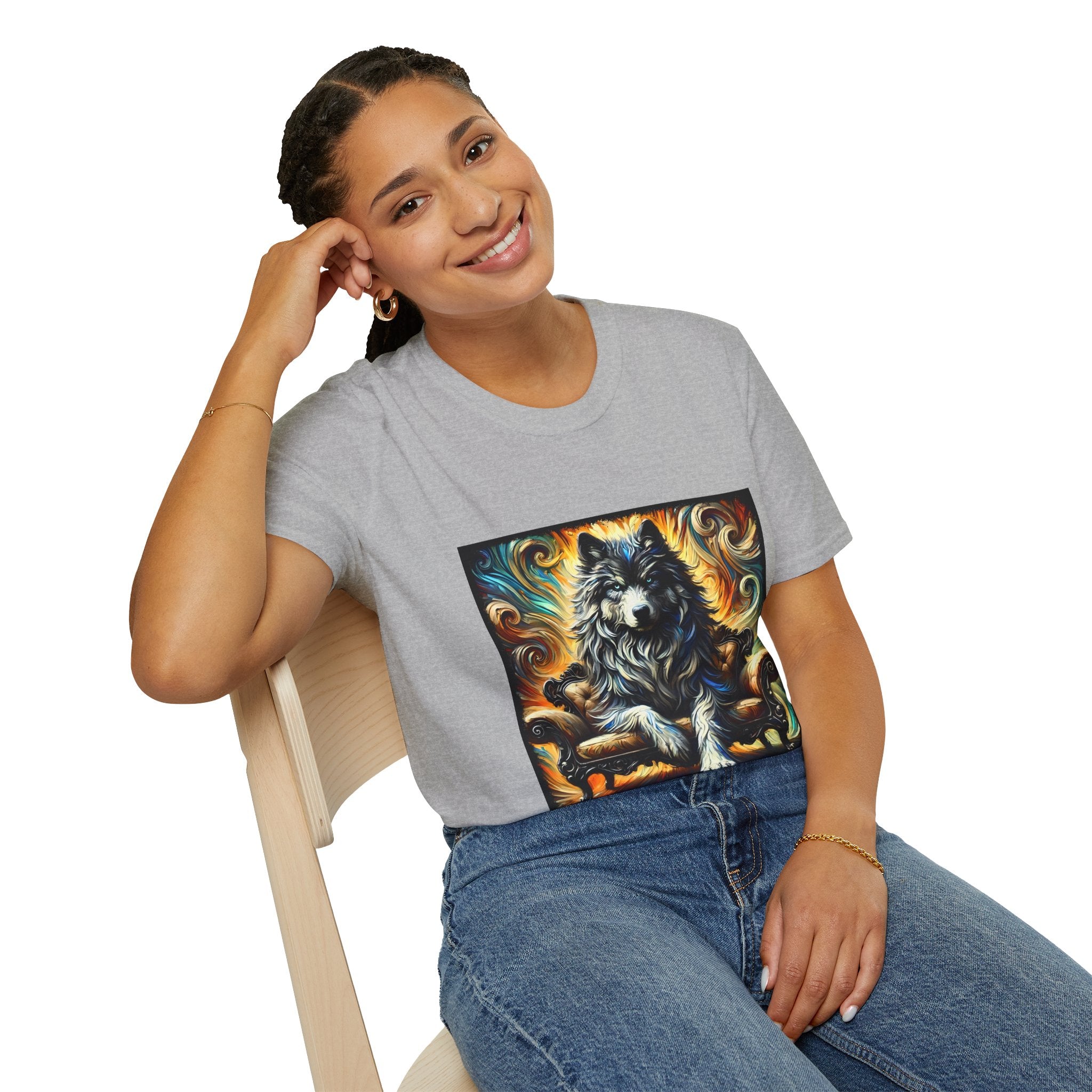 Dire Wolf Sun Swirl | Unisex Dog T-Shirt