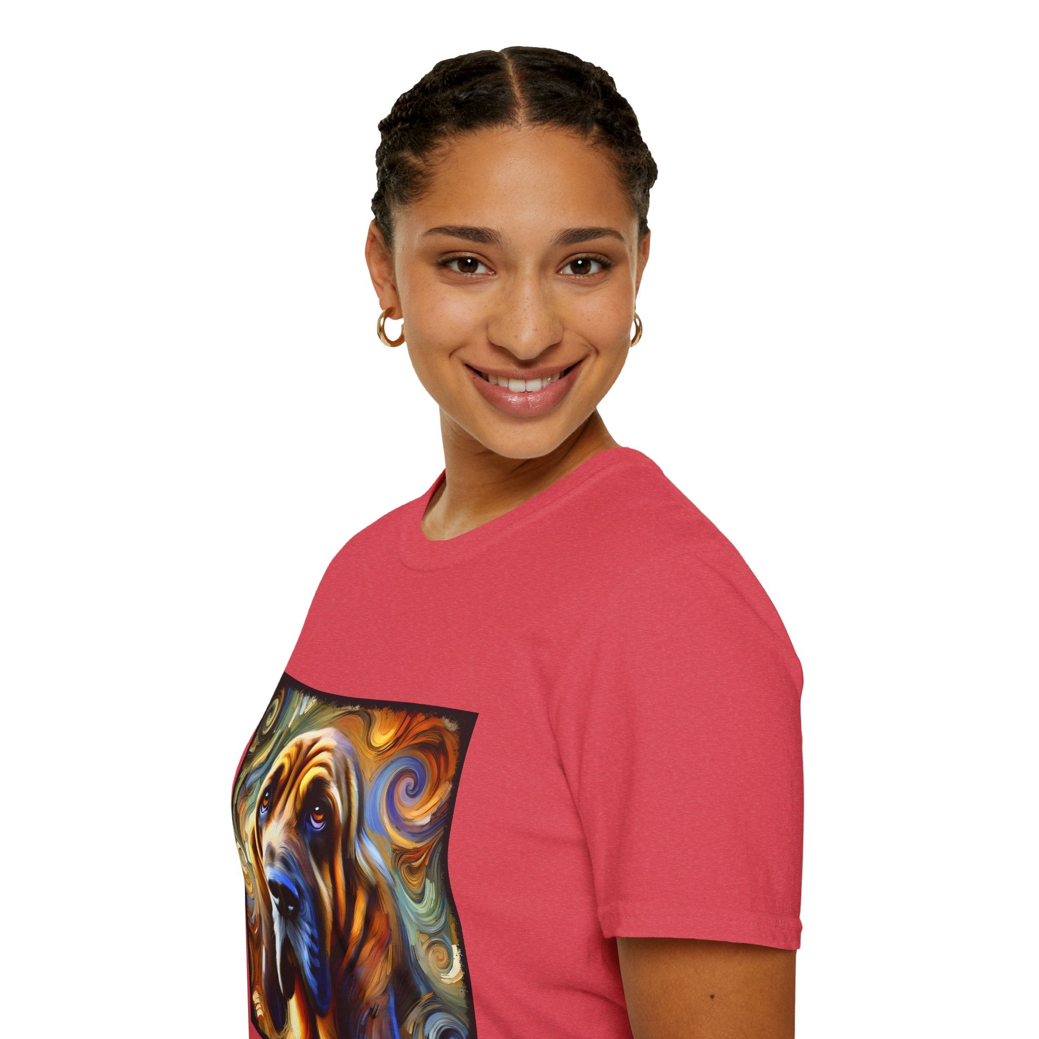 Bloodhound Warm Swirl | Unisex Dog T-Shirt