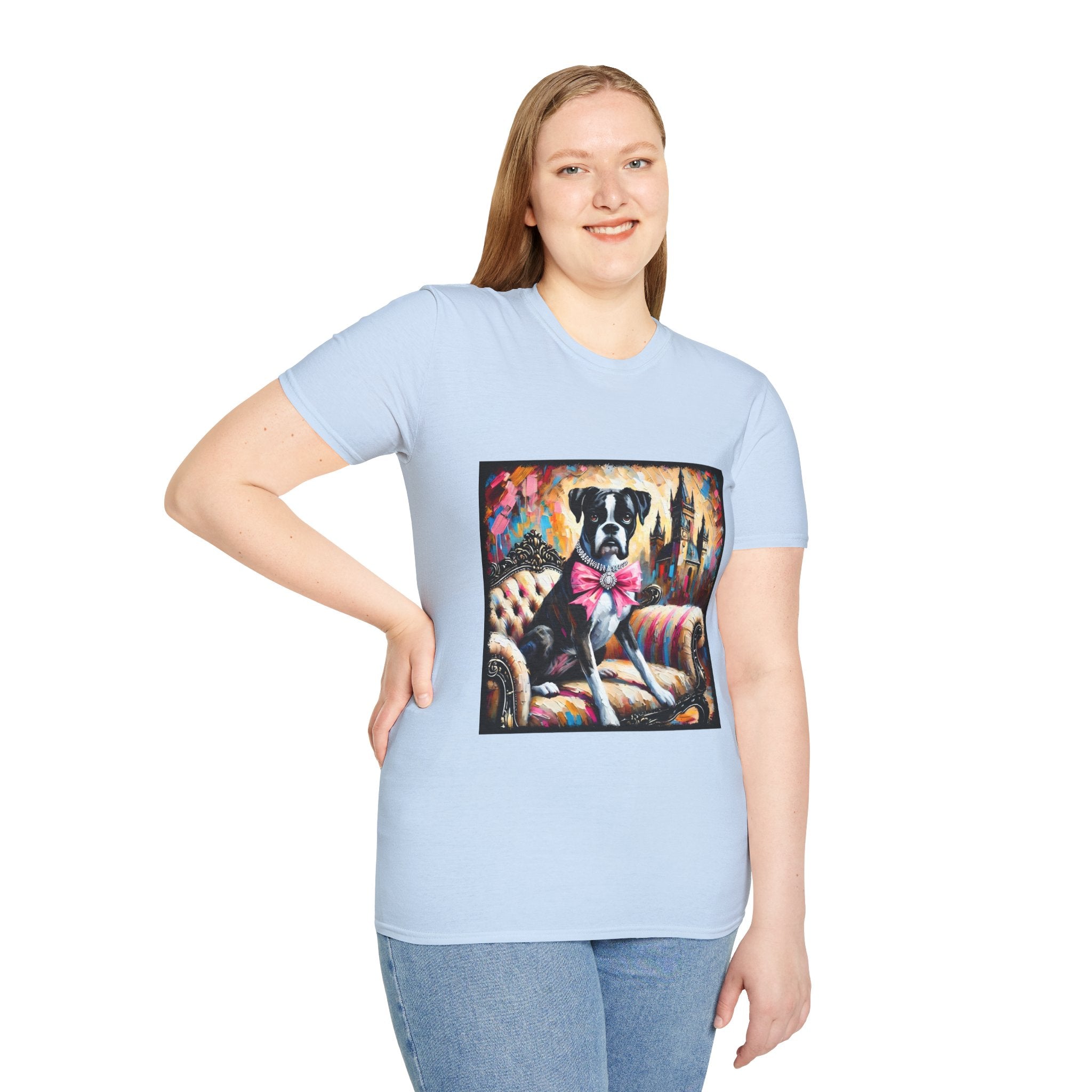 Boxer Pink Princess Classic | Unisex Dog T-Shirt