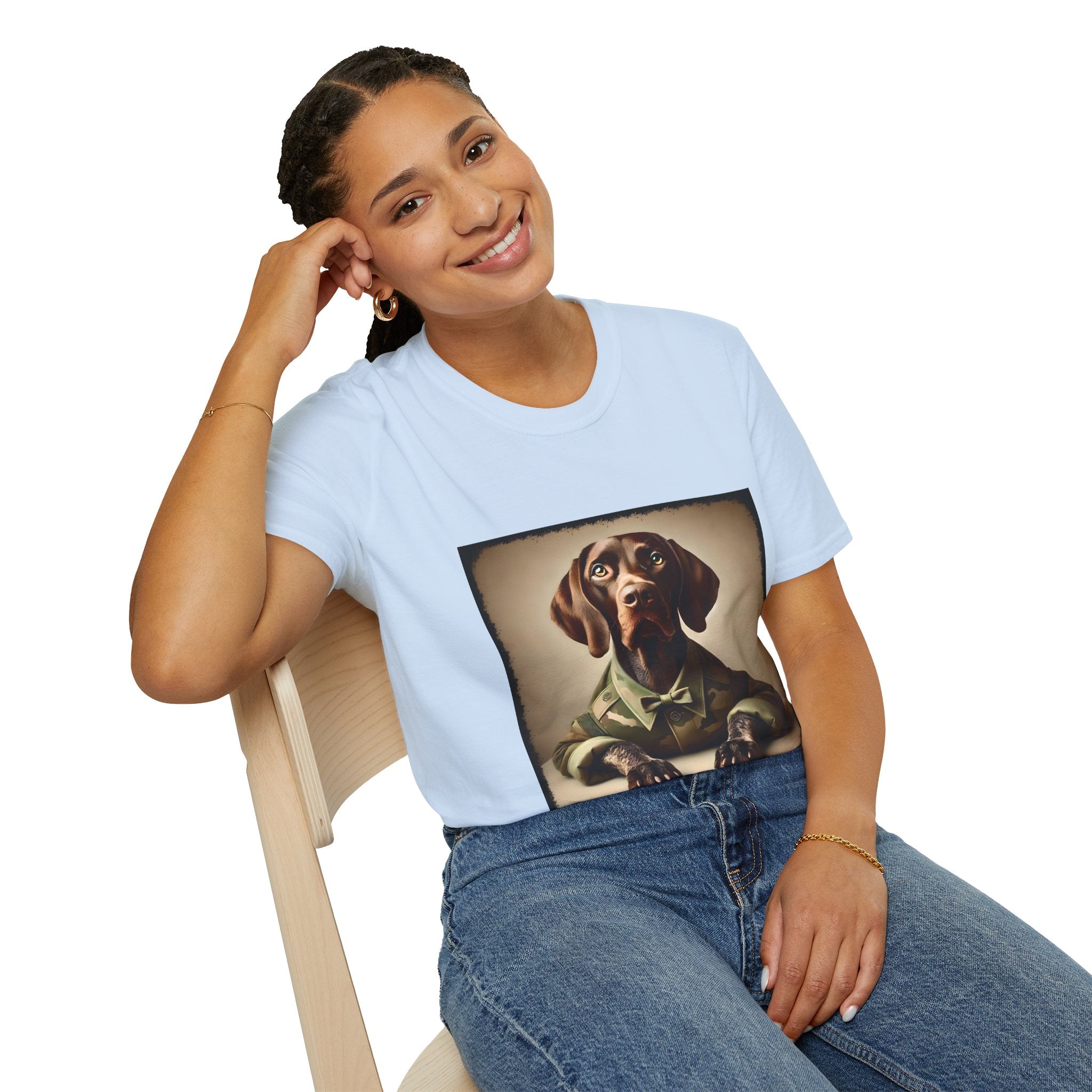 German Shorthaired Pointer Camo Slay | Unisex Dog T-Shirt