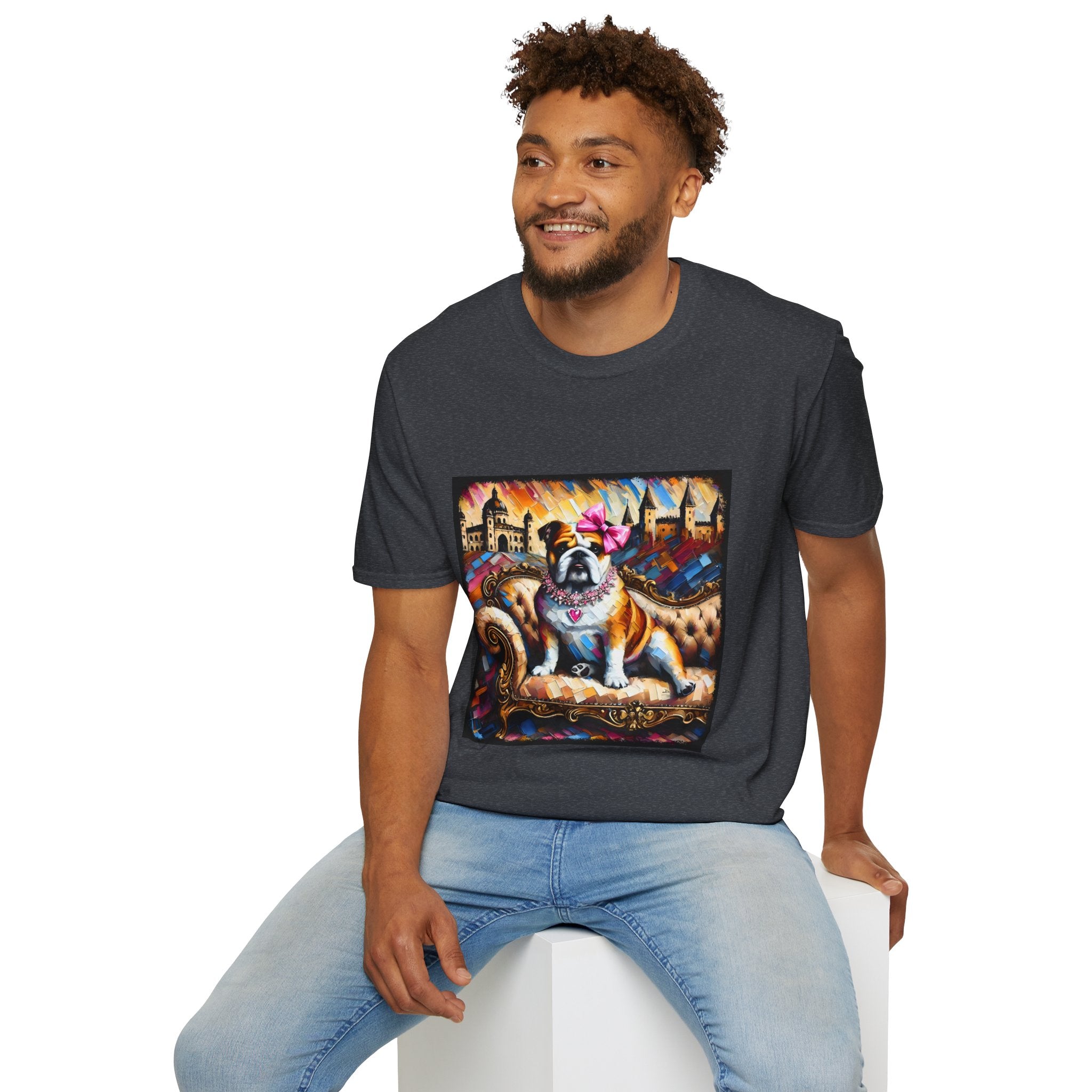 Bulldog Diamond Princess Classic | Unisex Dog T-Shirt