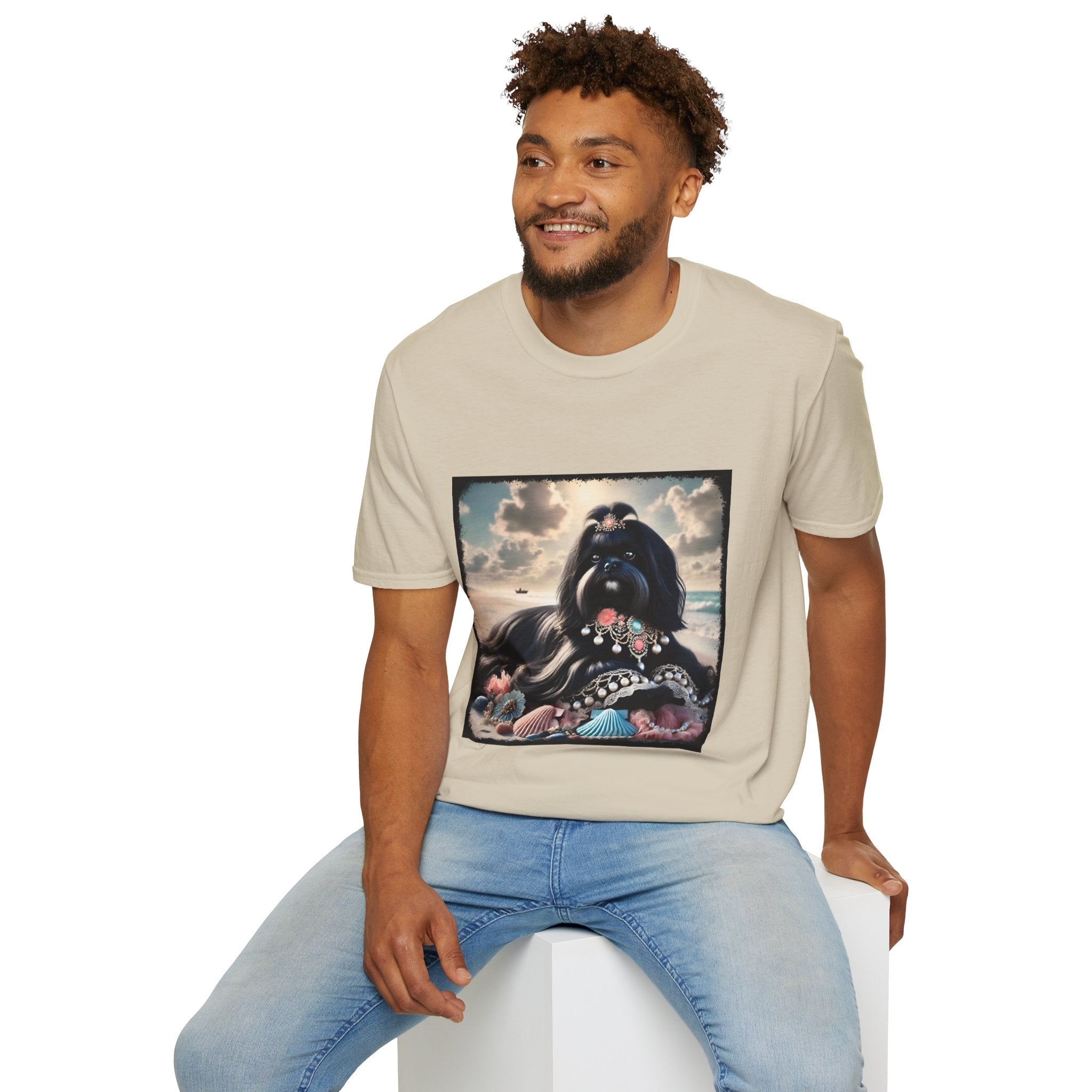 Shih Tzu Shell Chic | Unisex Dog T-Shirt