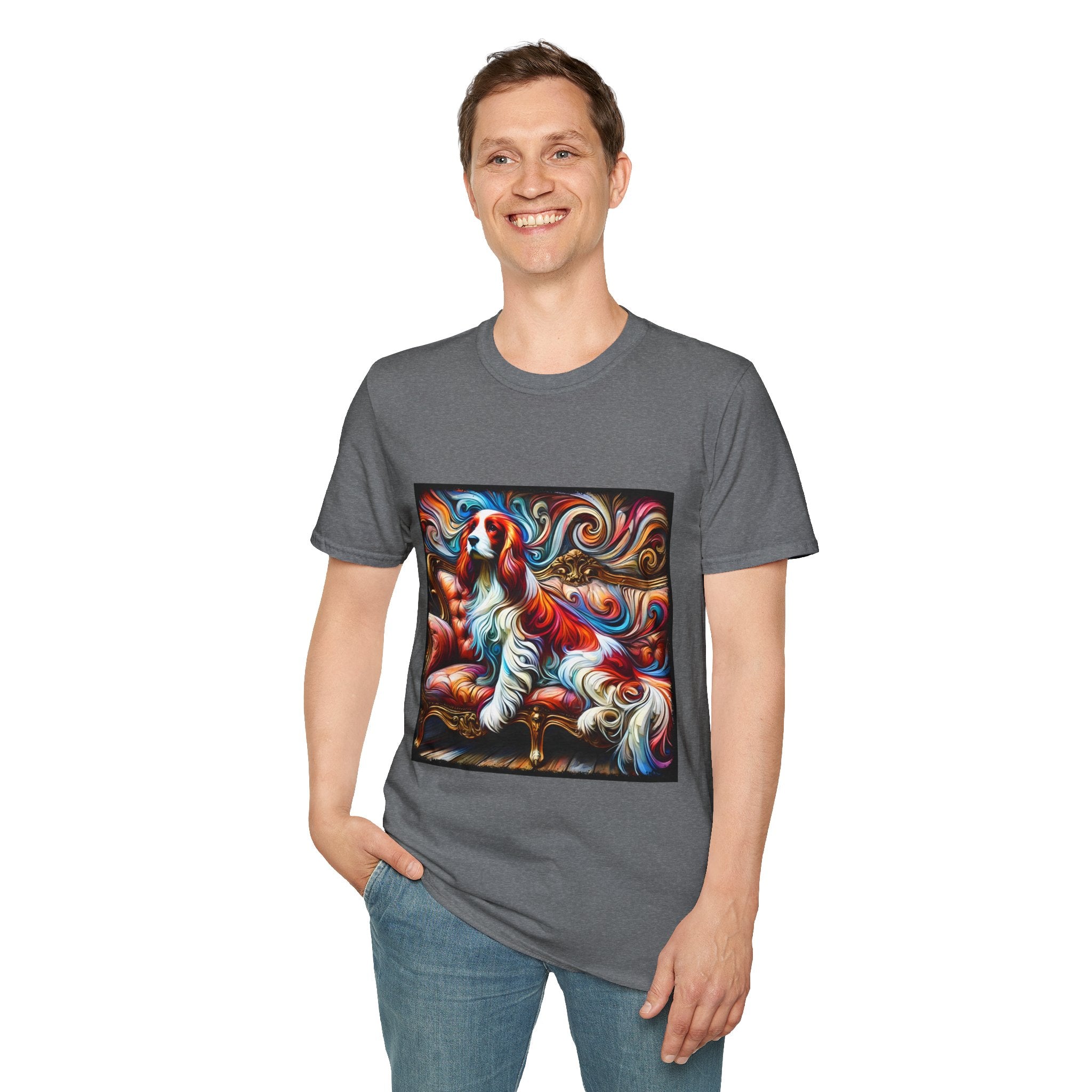 English Springer Spaniel Bold Swirl | Unisex Dog T-Shirt