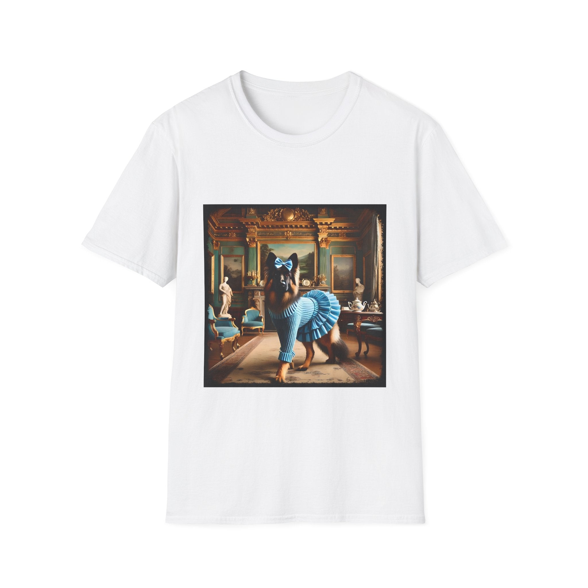 German Shepherd Posh Prep | Unisex Dog T-Shirt