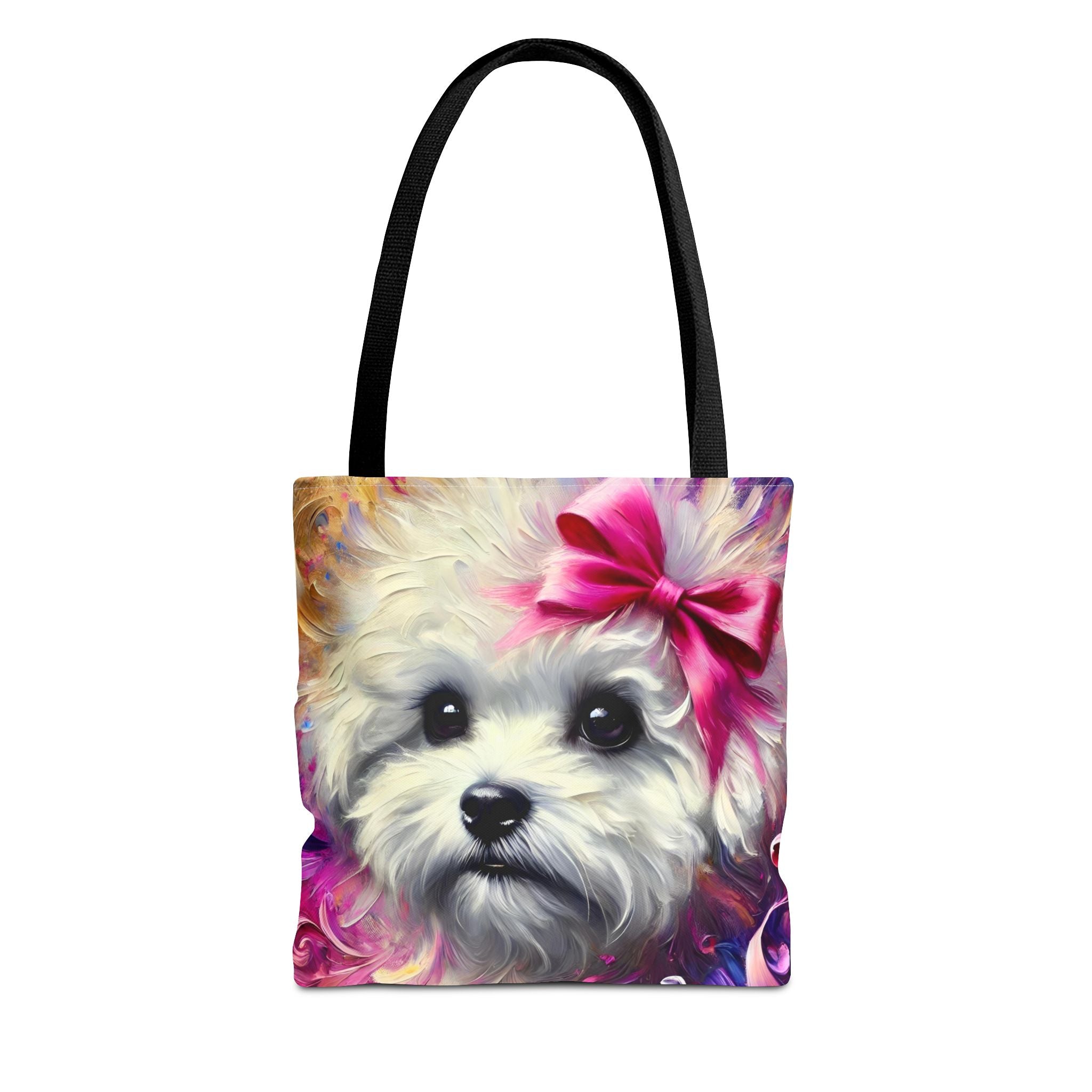 Bichon Frise Tote Bag | Stunning Swirl Dog Lover Gift