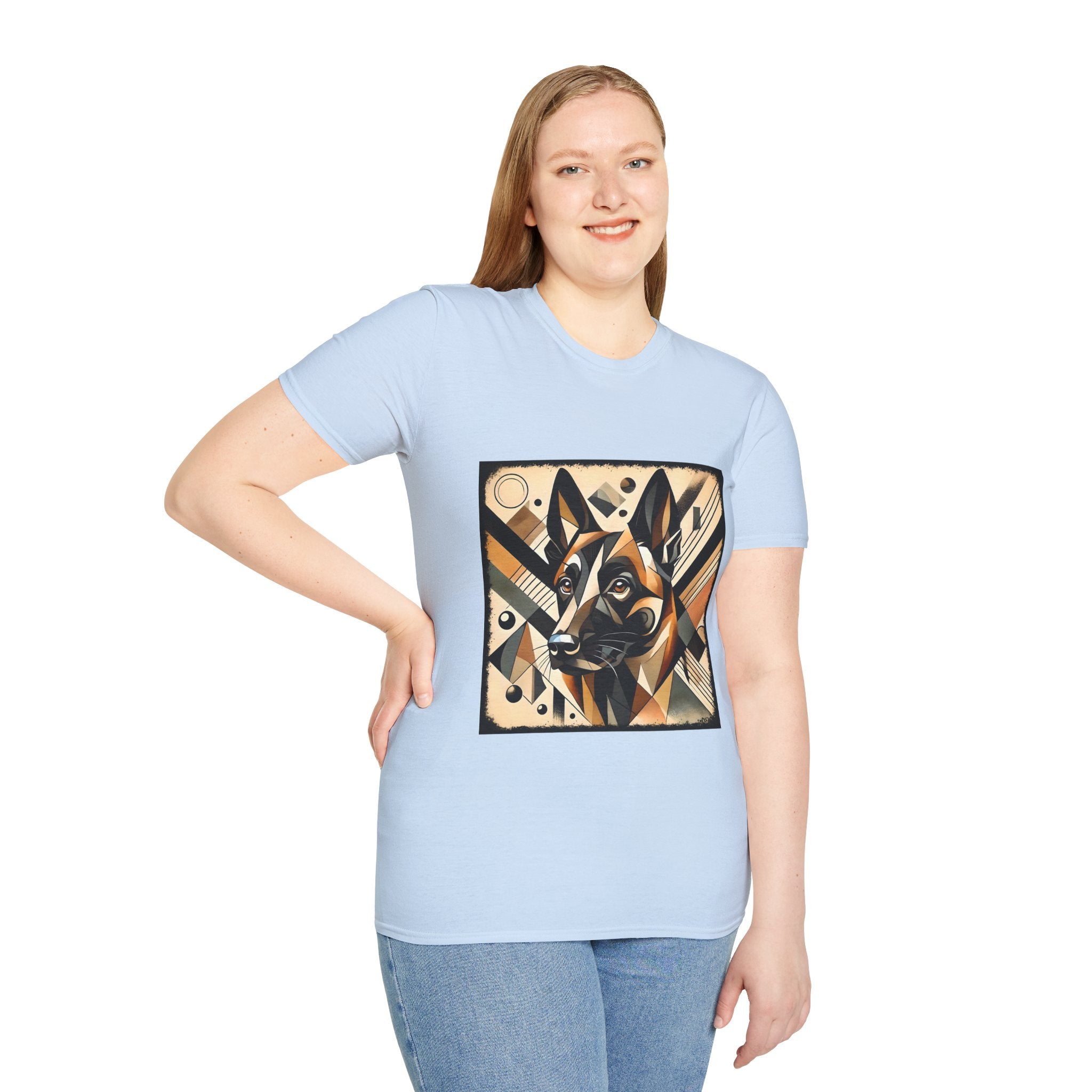 Belgian Malinois Bold Geometric | Unisex Dog T-Shirt