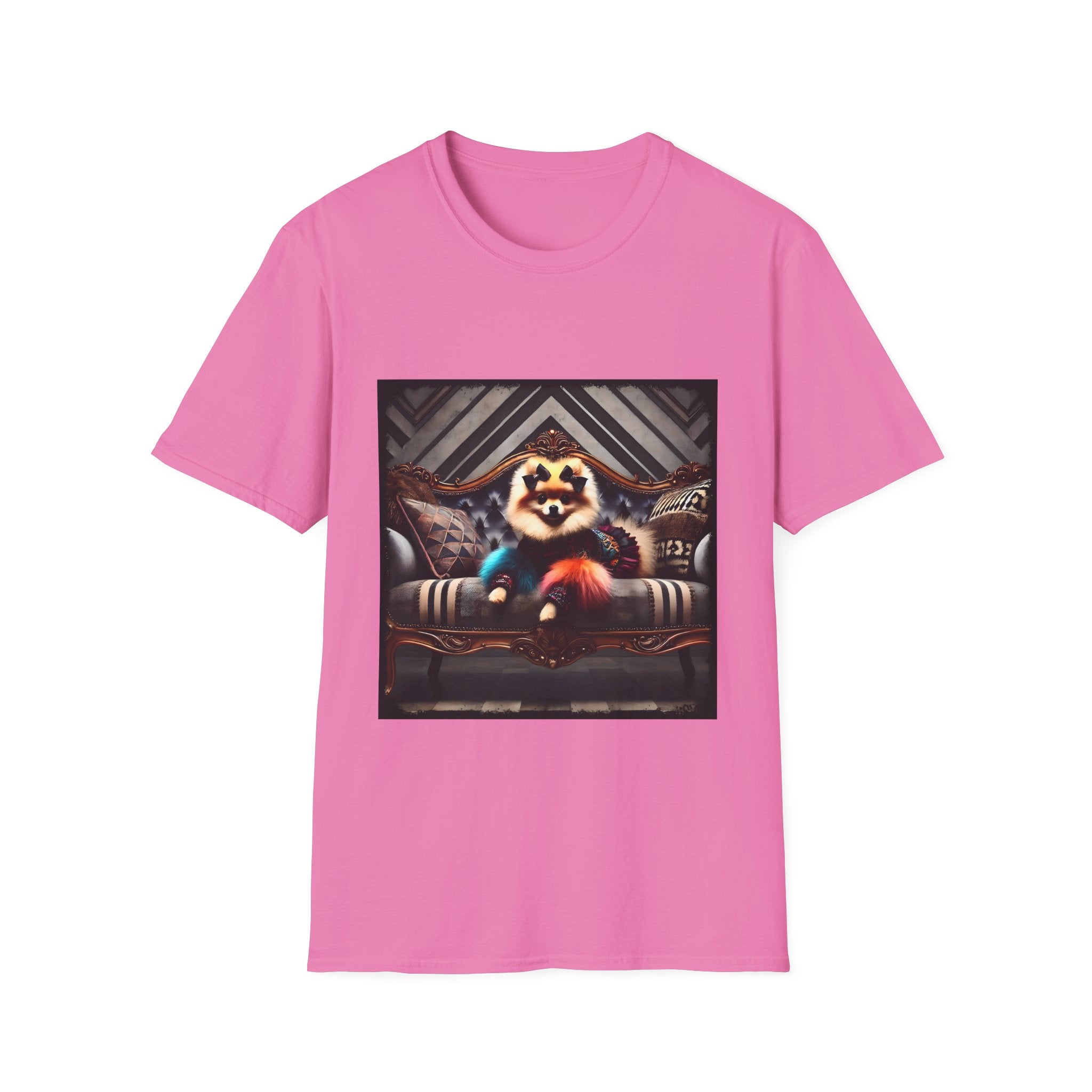 Pomeranian Fierce Fashionista | Unisex Dog T-Shirt