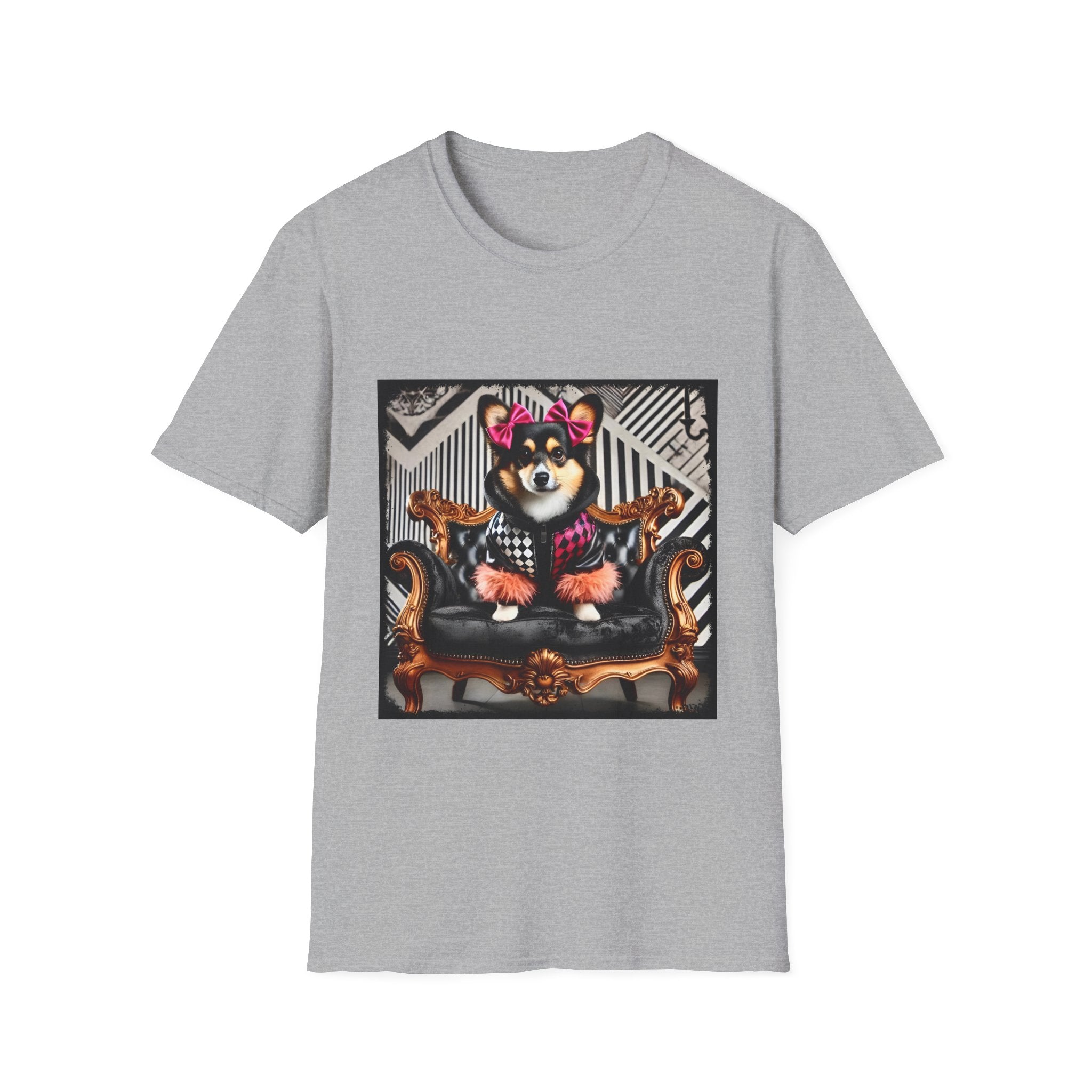 Pembroke Welsh Corgi Rock Chic | Unisex Dog T-Shirt