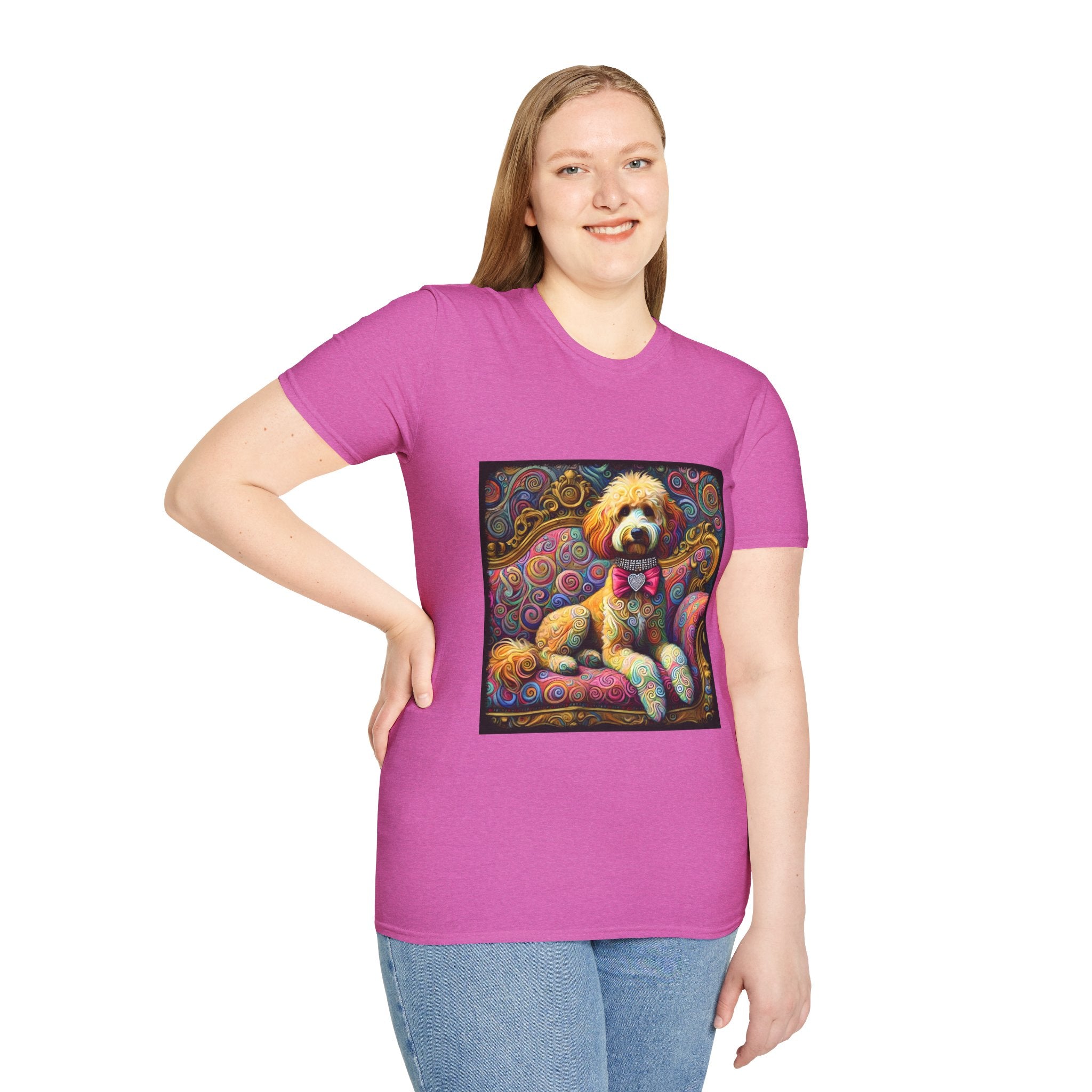 Goldendoodle Love Swirl | Unisex Dog T-Shirt
