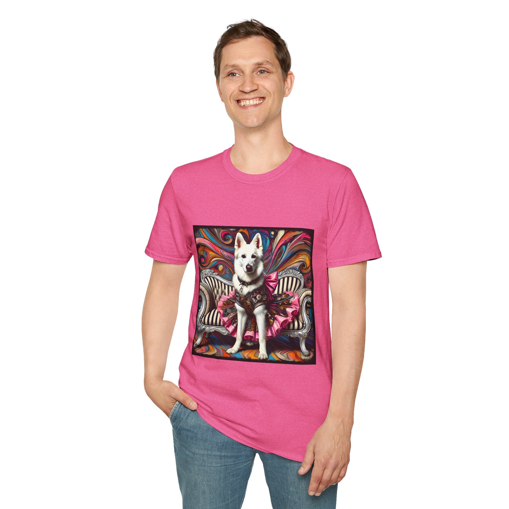 German Shepherd Pink Rocker | Unisex Dog T-Shirt