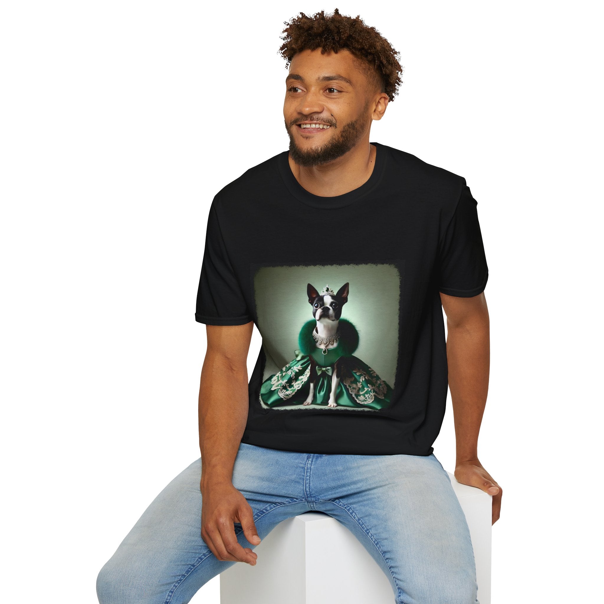 Boston Terrier Pageant Princess | Unisex Dog T-Shirt