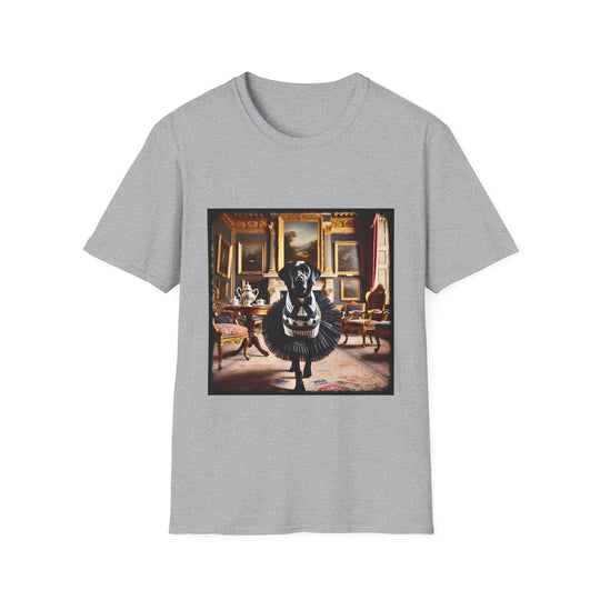 Labrador Retriever Antique Angel design dog lover unisex t-shirt in sport grey