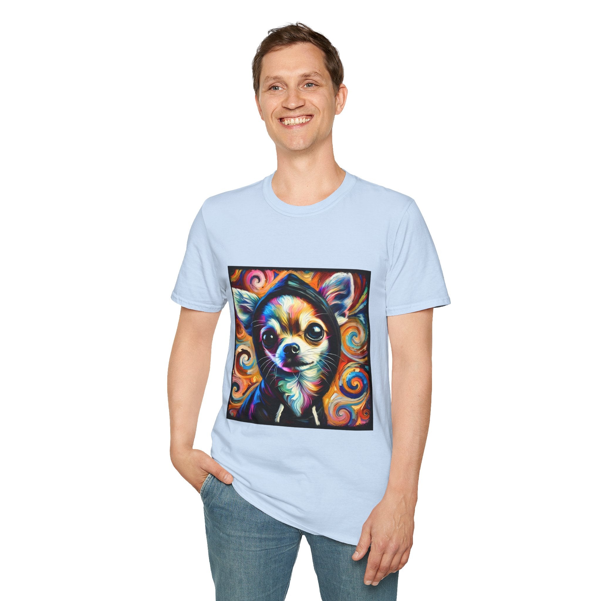 Chihuahua Relaxed Swirl | Unisex Dog T-Shirt