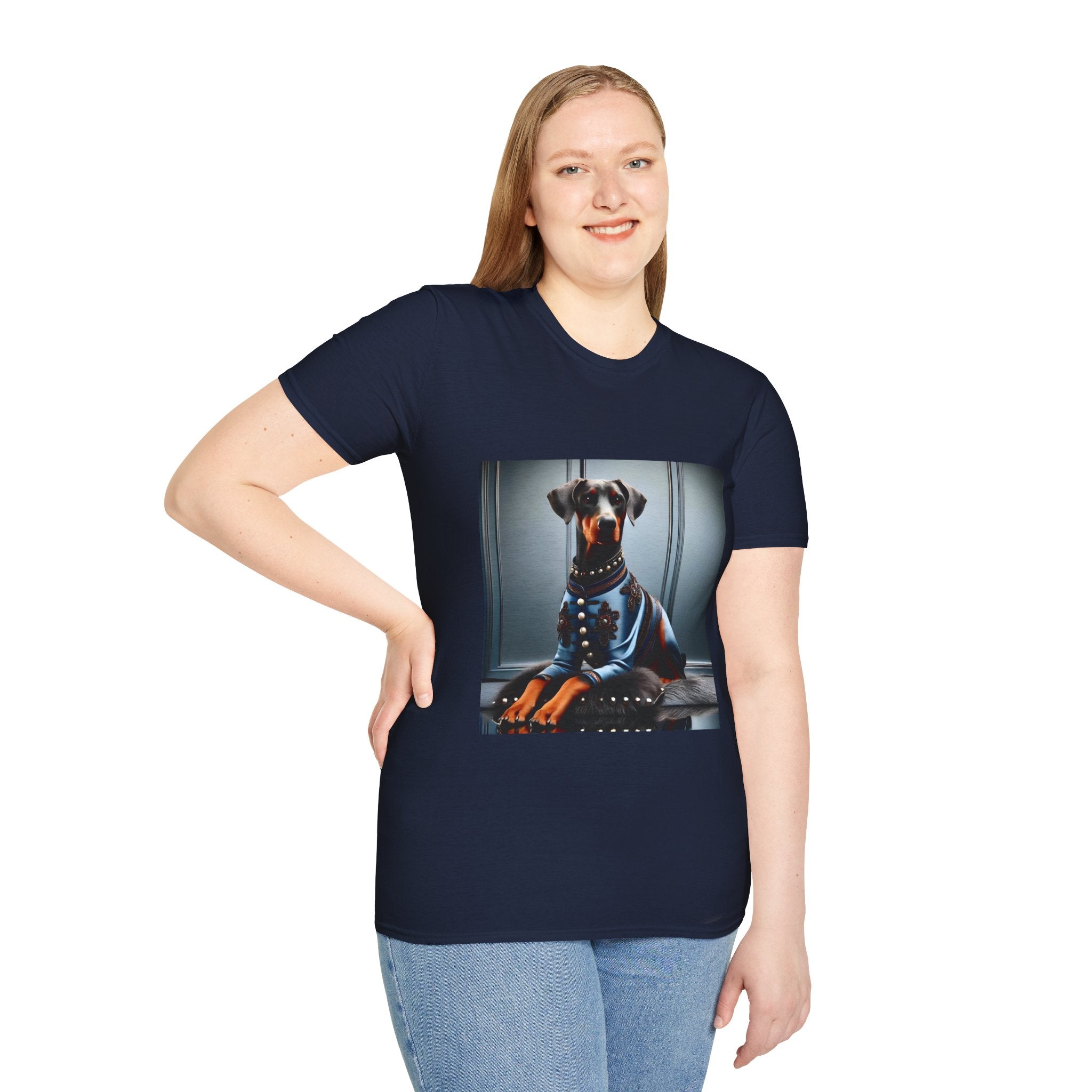 Doberman Pinscher Blue Belle | Unisex Dog T-Shirt