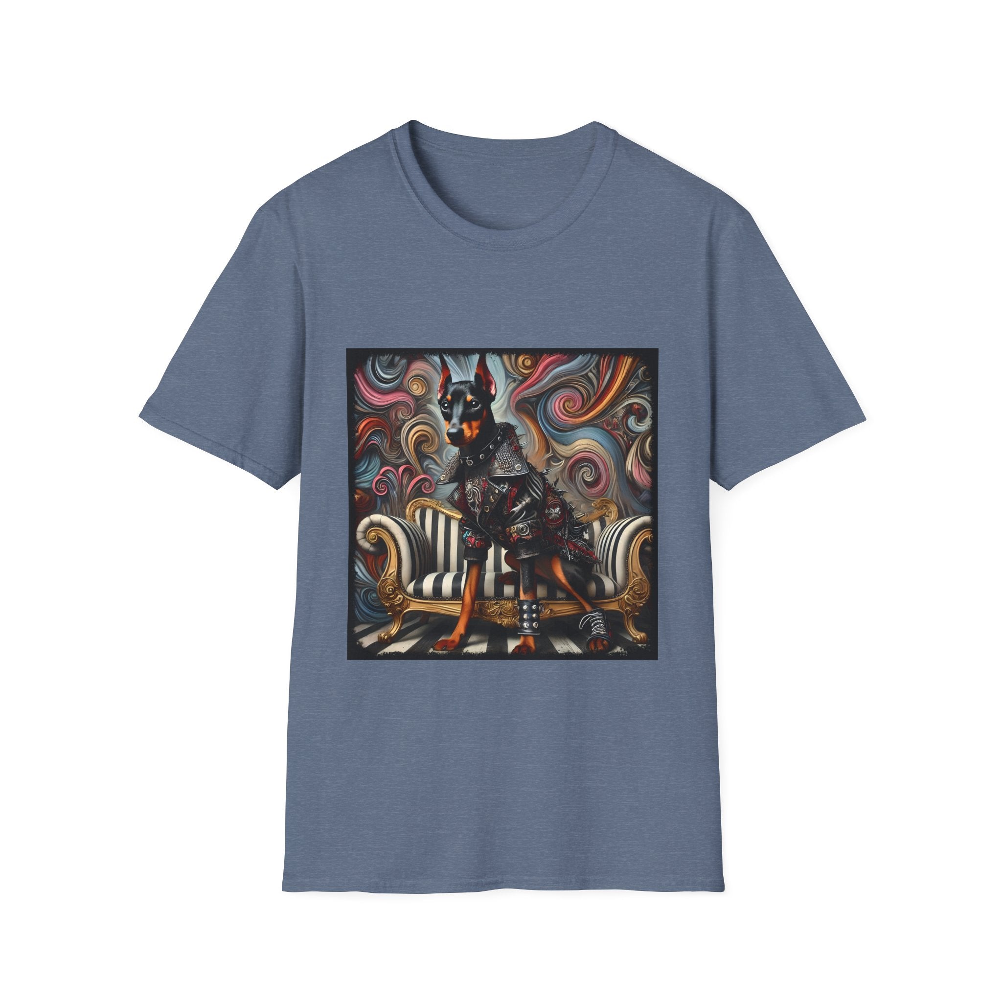 Doberman Pinscher Edgy Rocker | Unisex Dog T-Shirt